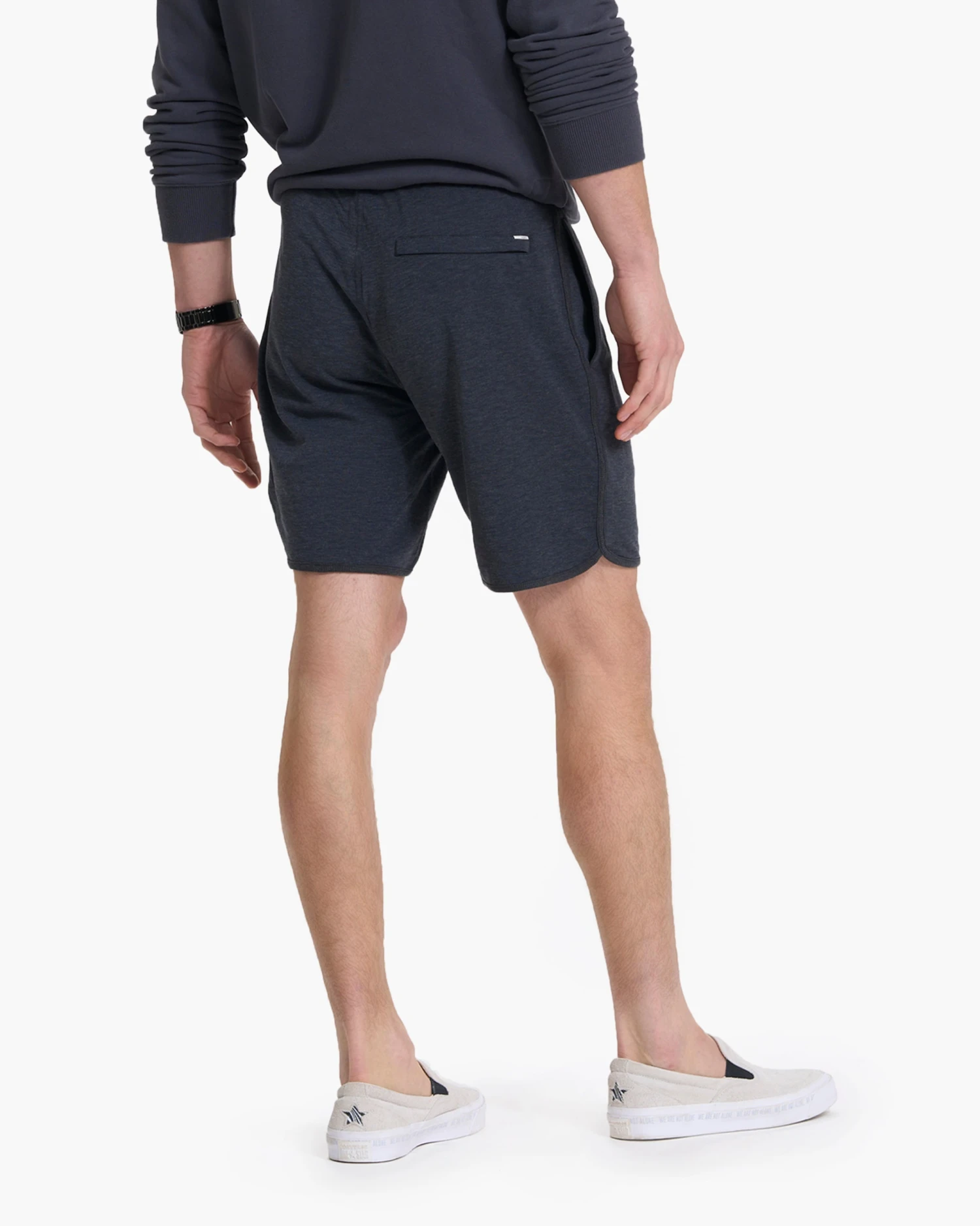 Austin Sweatshort | Charcoal Heather 5 Austin Sweatshort | Charcoal Heather - Image 5