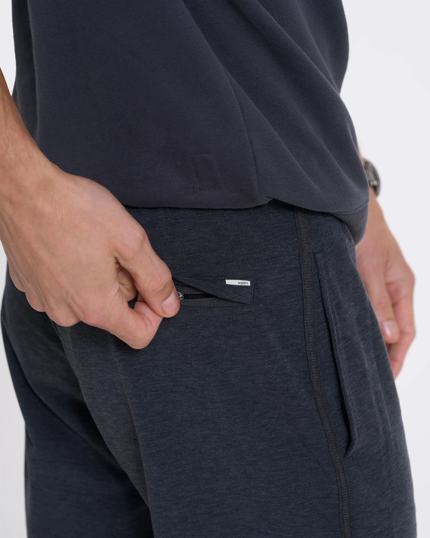 Austin Sweatshort | Charcoal Heather 3 Austin Sweatshort | Charcoal Heather - Image 3