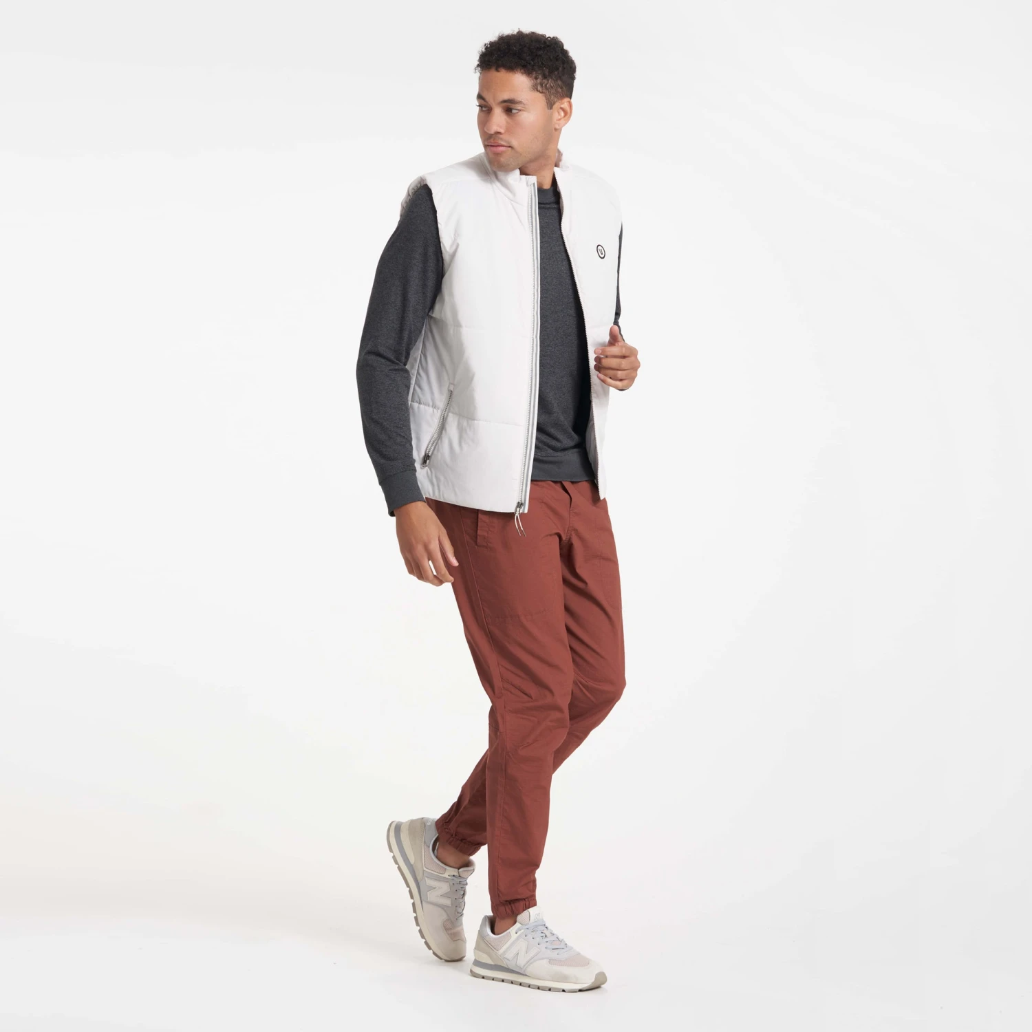 Echo Insulated Vest | Salt 6 Echo Insulated Vest | Salt - Image 6