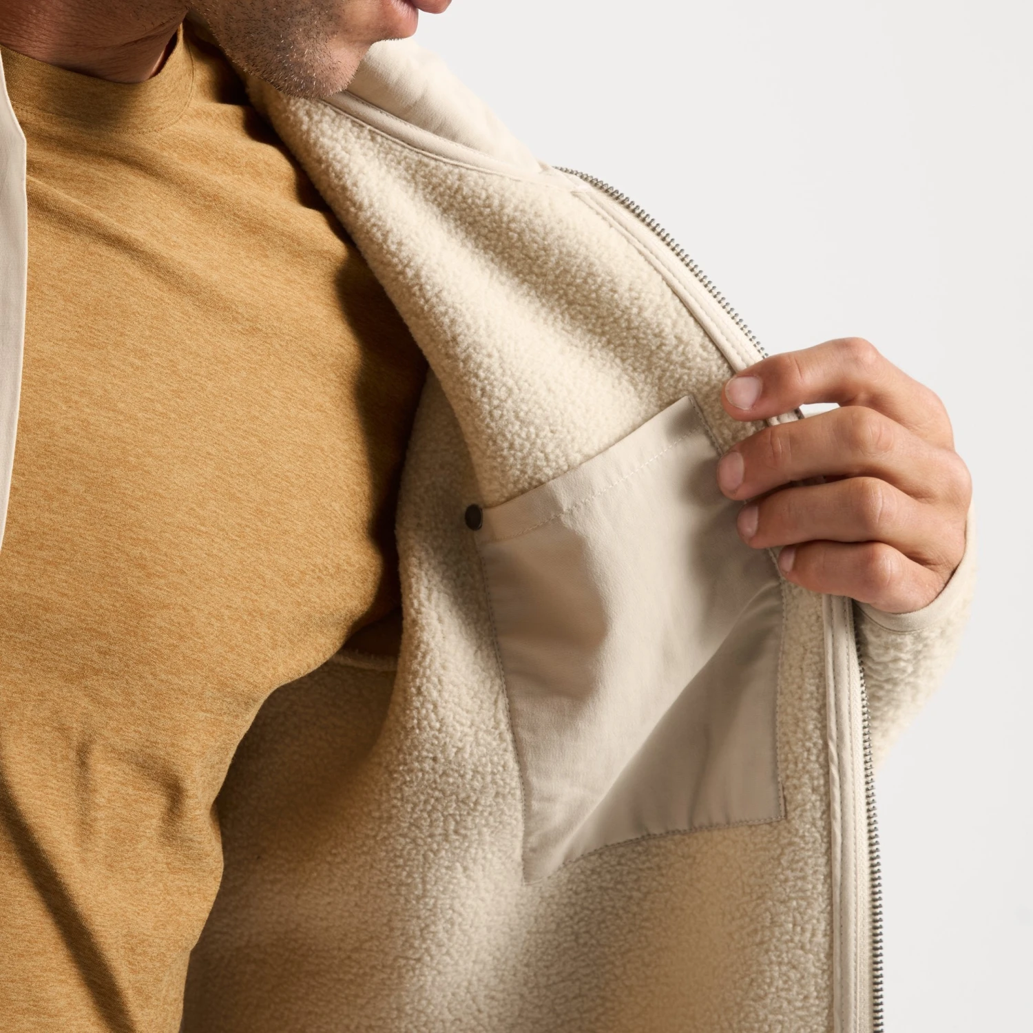 Alpine Sherpa Jacket | Birch 6 Alpine Sherpa Jacket | Birch - Image 6