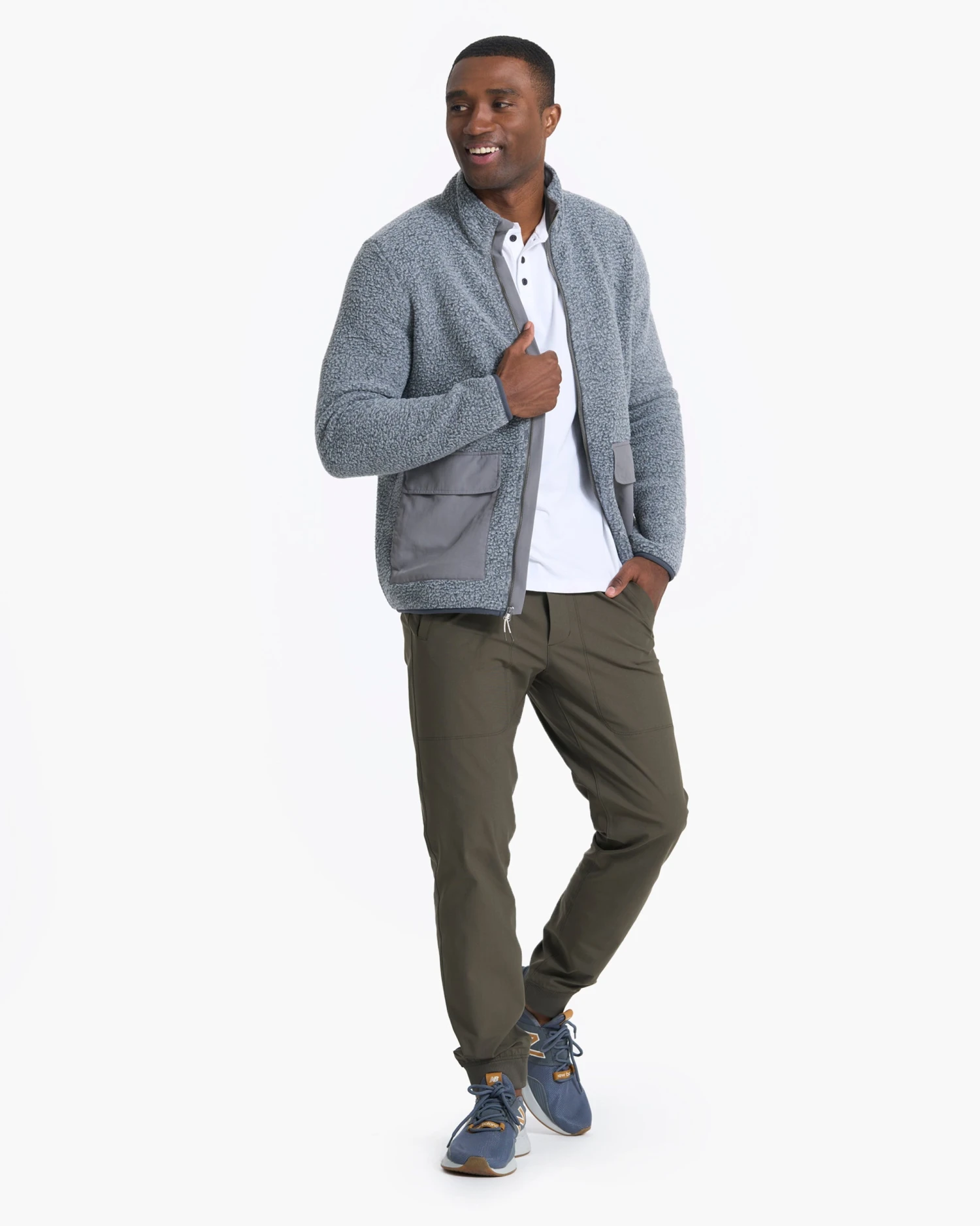 Idyllwild Sherpa Jacket | Heather Grey 5 Idyllwild Sherpa Jacket | Heather Grey - Image 5