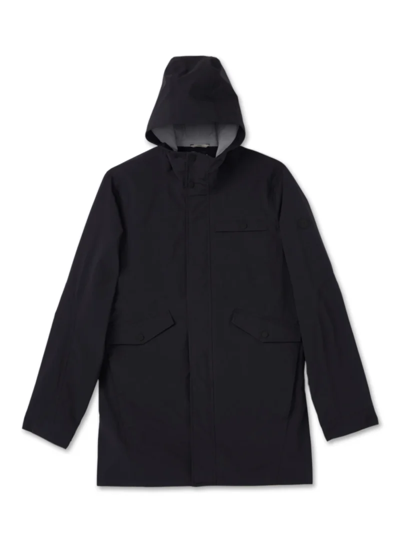 Palisades Long Rain Jacket | Black