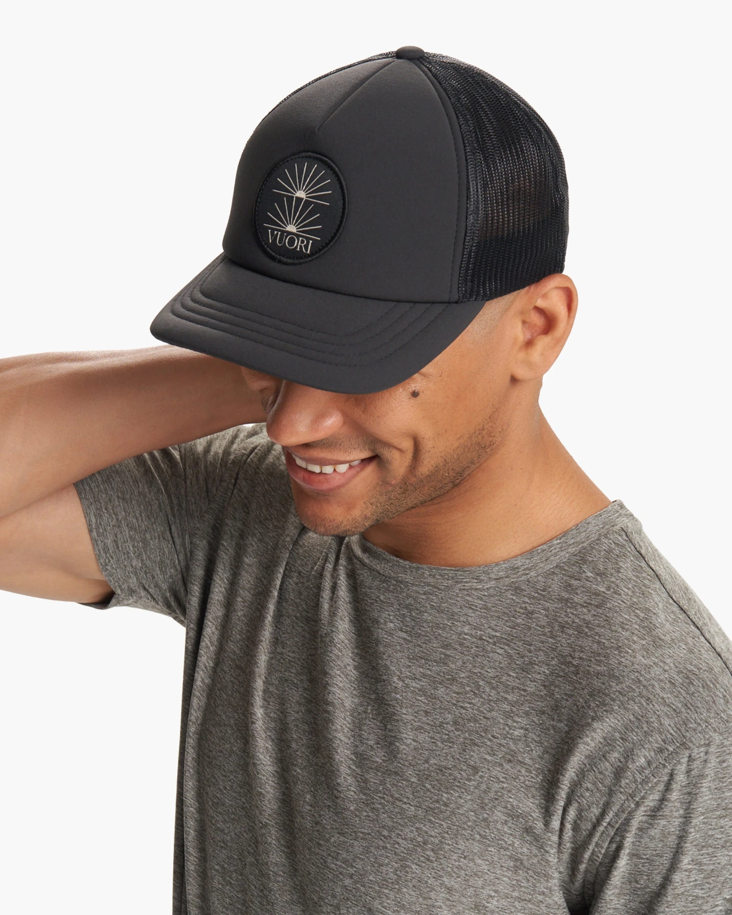 Light & Space Foam Trucker | Black 3 Light & Space Foam Trucker | Black - Image 3