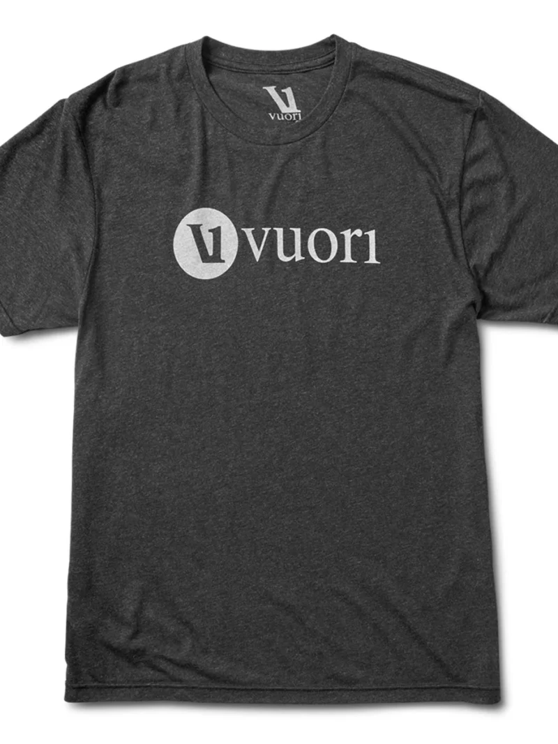 V1 Vuori Wordmark Logo Tee | Vintage Black