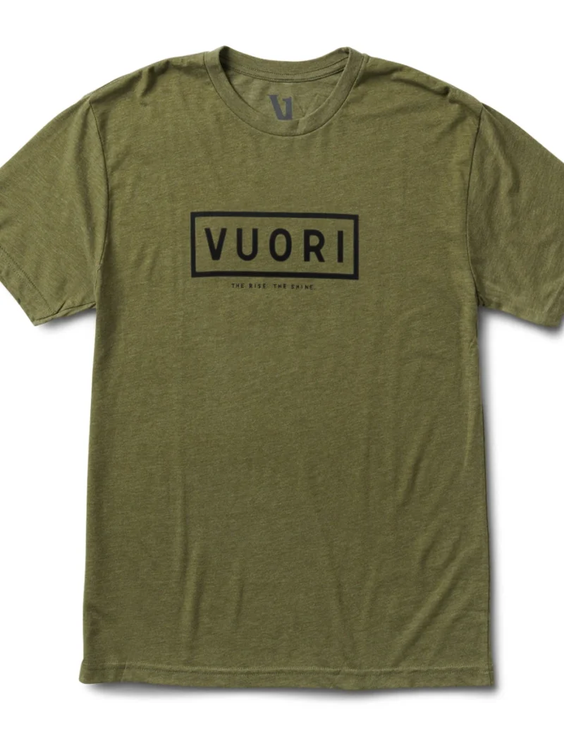 Boxed Vuori Tee | Army Heather