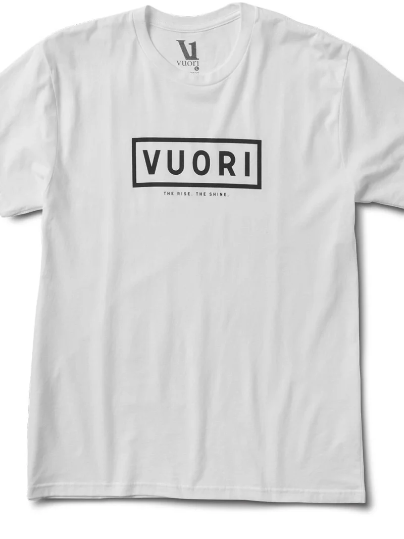 Boxed Vuori Tee | Solid White