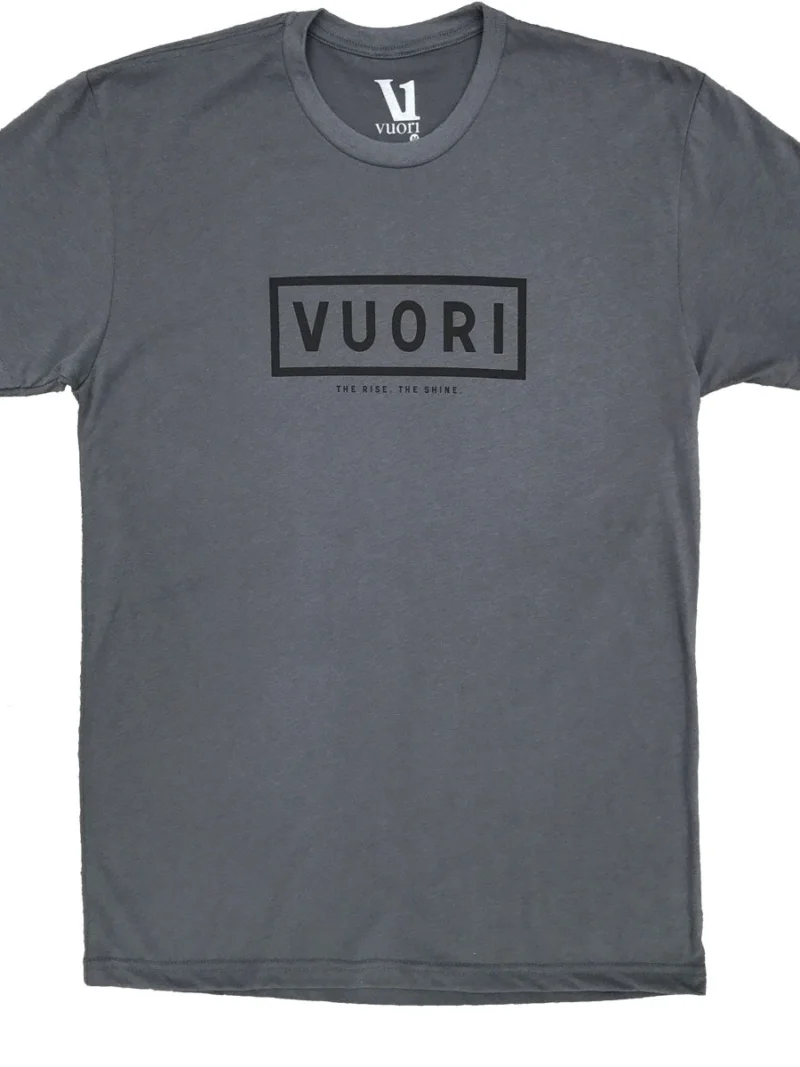 Boxed Vuori Tee | Charcoal