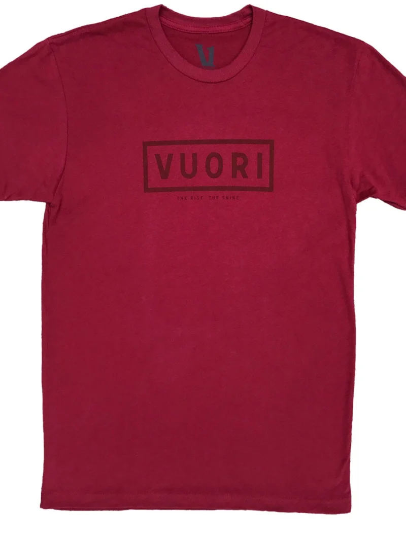 Boxed Vuori Tee | Cardinal
