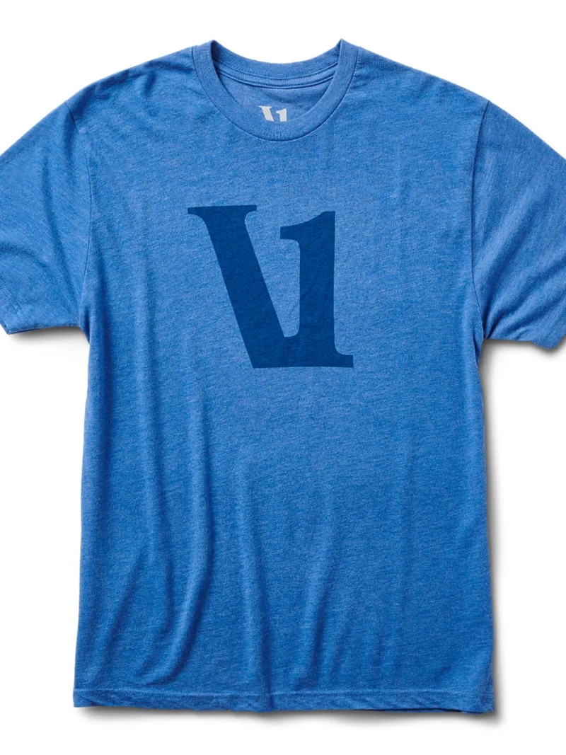 V1 Logo Tee | Royal Heather