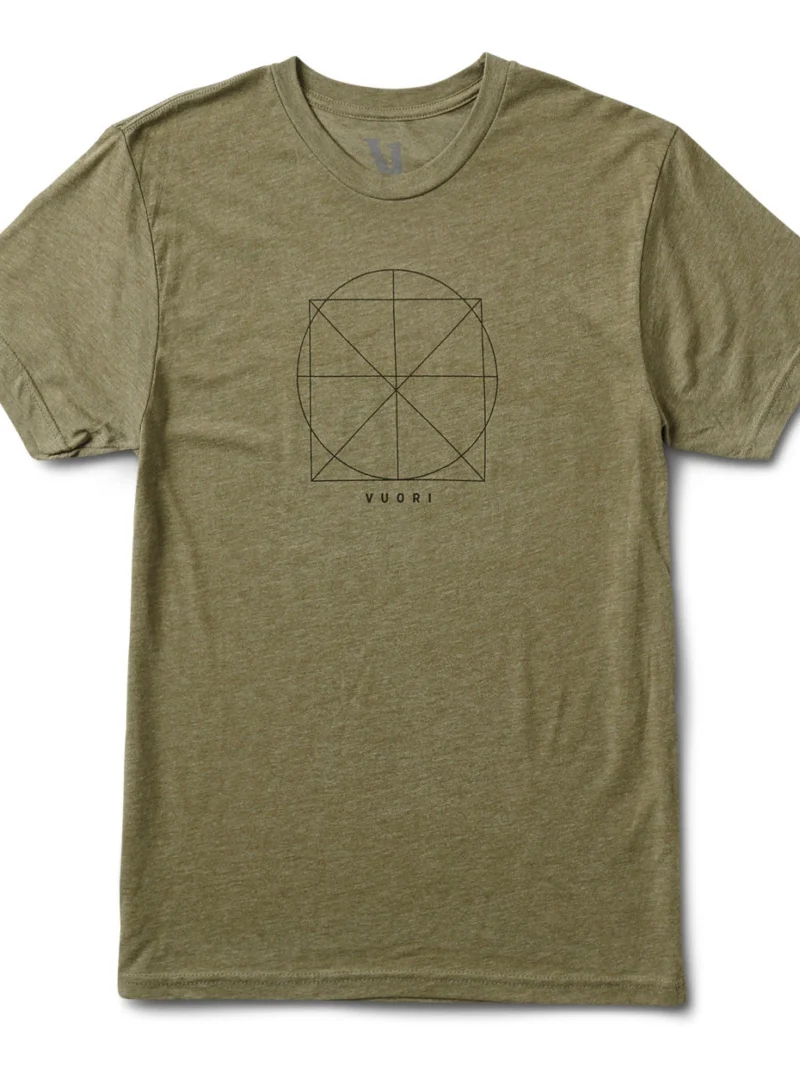 Geo Tee | Army Heather
