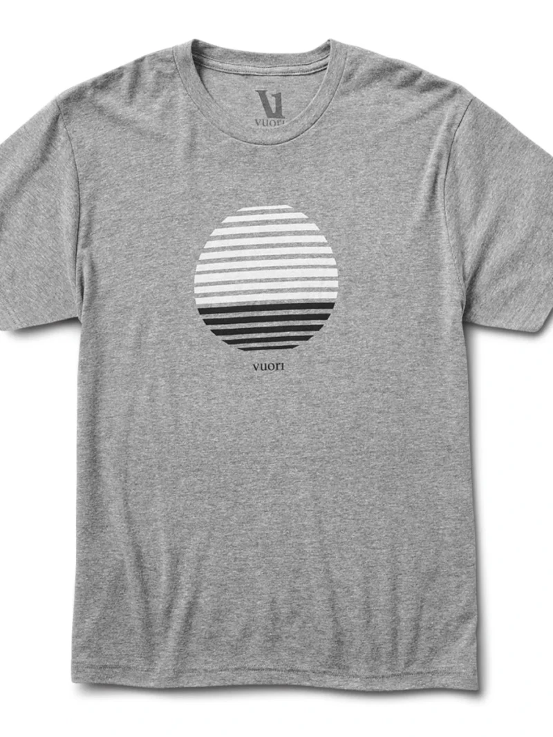Sun Stripe Tee | Heather Grey