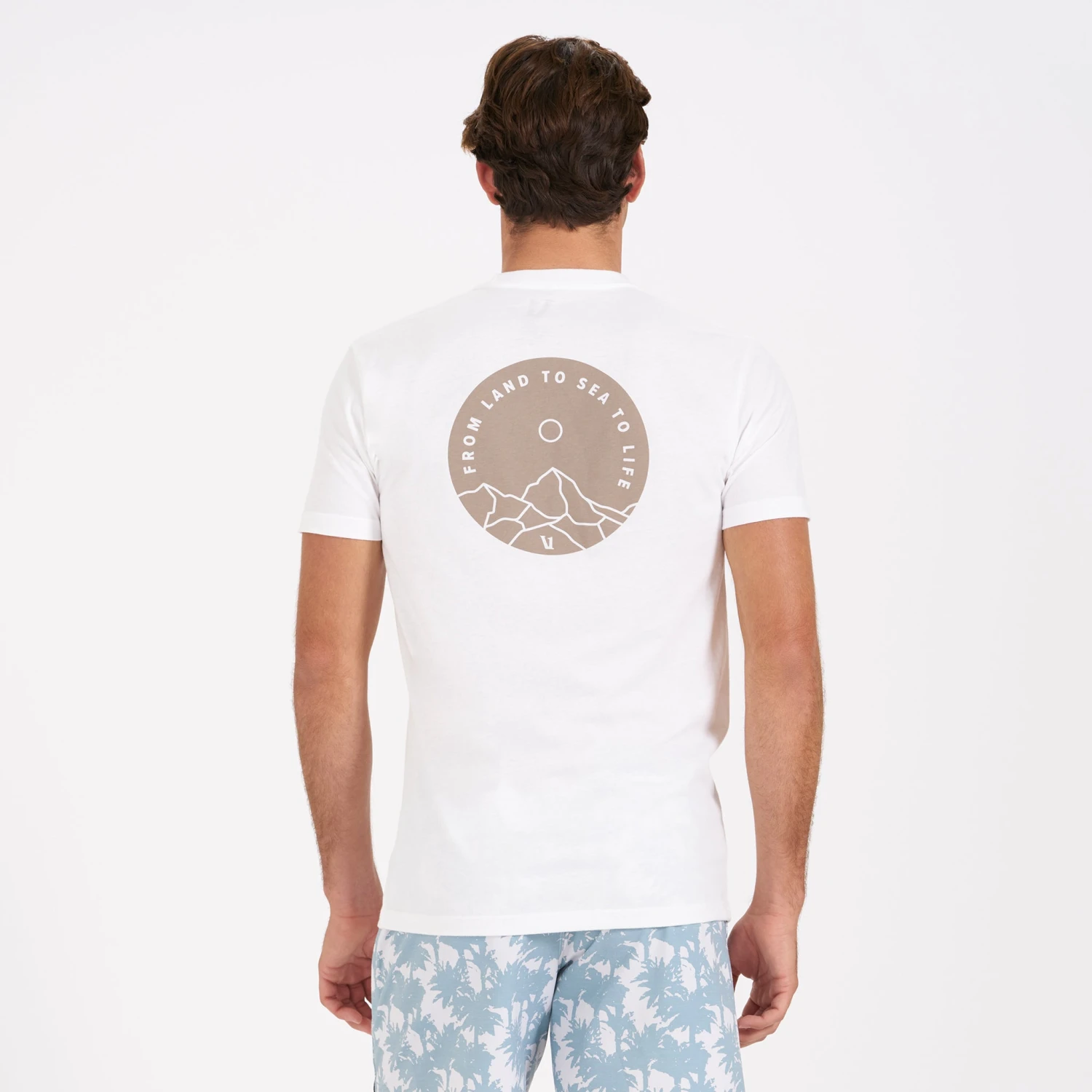 Land To Sea Tee | White 4 Land To Sea Tee | White - Image 4