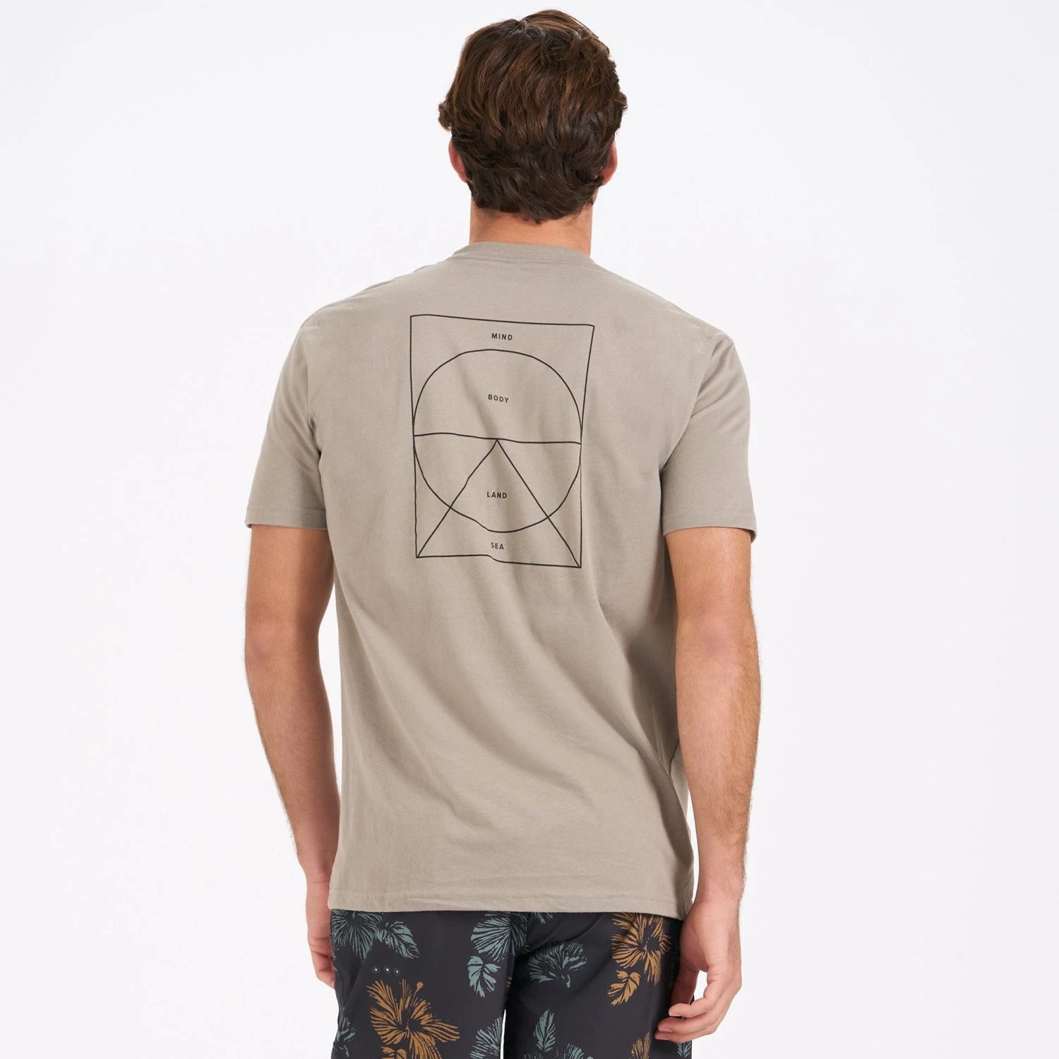 Mind Body Land Sea Tee | Cocoa 4 Mind Body Land Sea Tee | Cocoa - Image 4