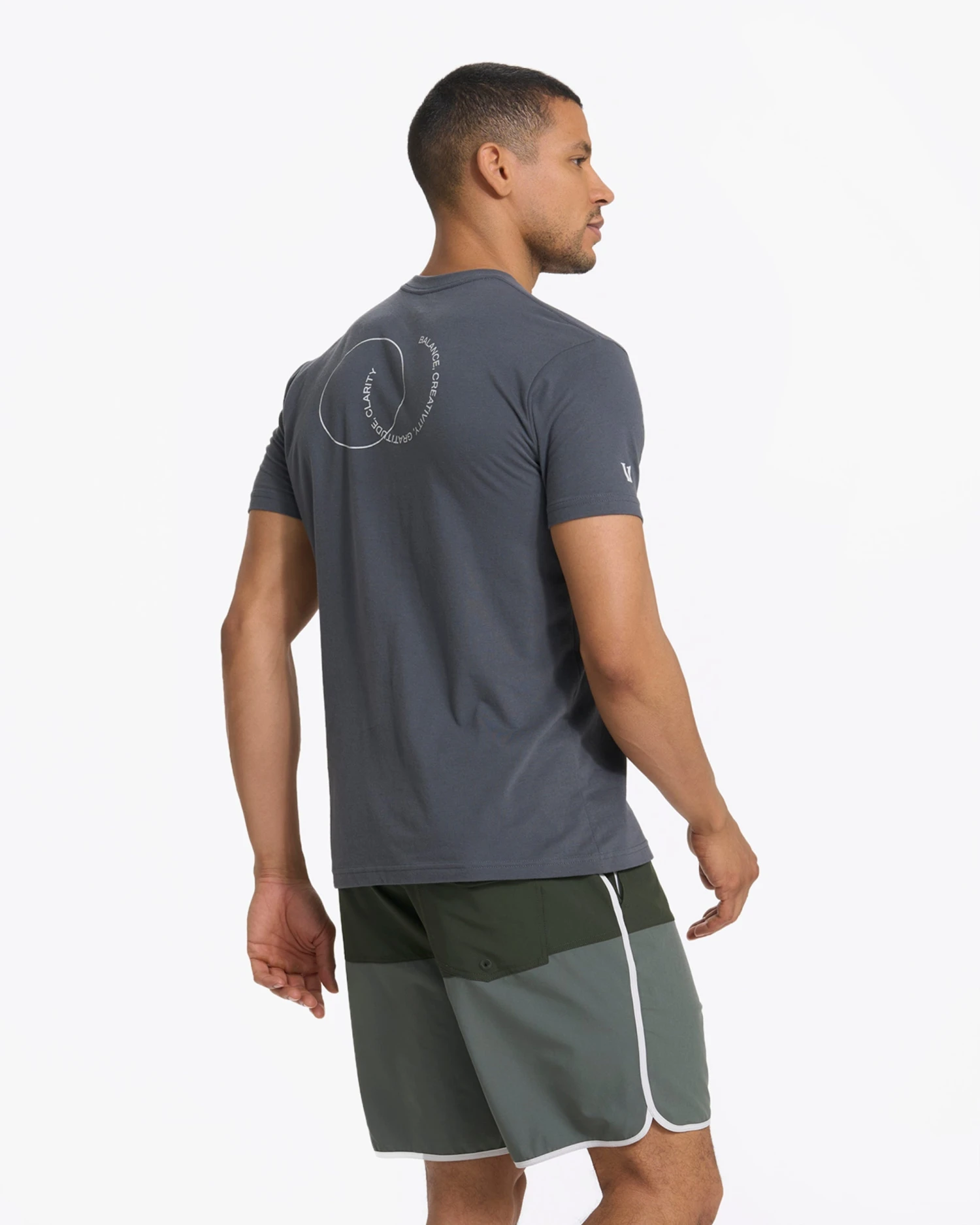 New Wave Tee | Charcoal 4 New Wave Tee | Charcoal - Image 4