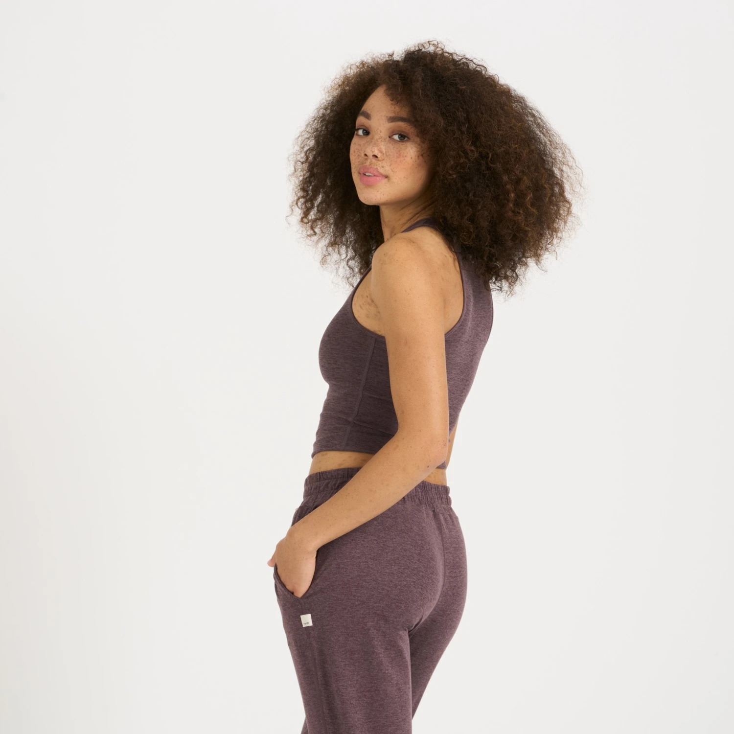 Elevation Plyo Tank | Smoked Plum Heather 2 Elevation Plyo Tank | Smoked Plum Heather - Image 2