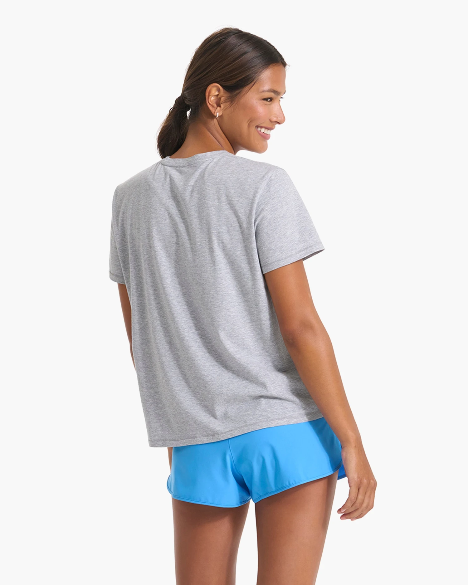 Feather Tee | Heather Grey 4 Feather Tee | Heather Grey - Image 4