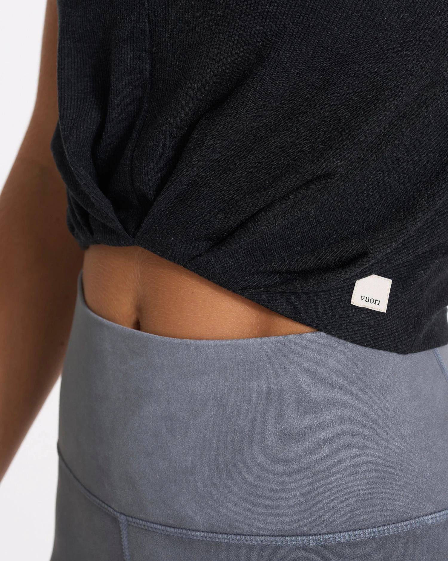 Cove High Neck Tank | Black Heather 3 Cove High Neck Tank | Black Heather - Image 3