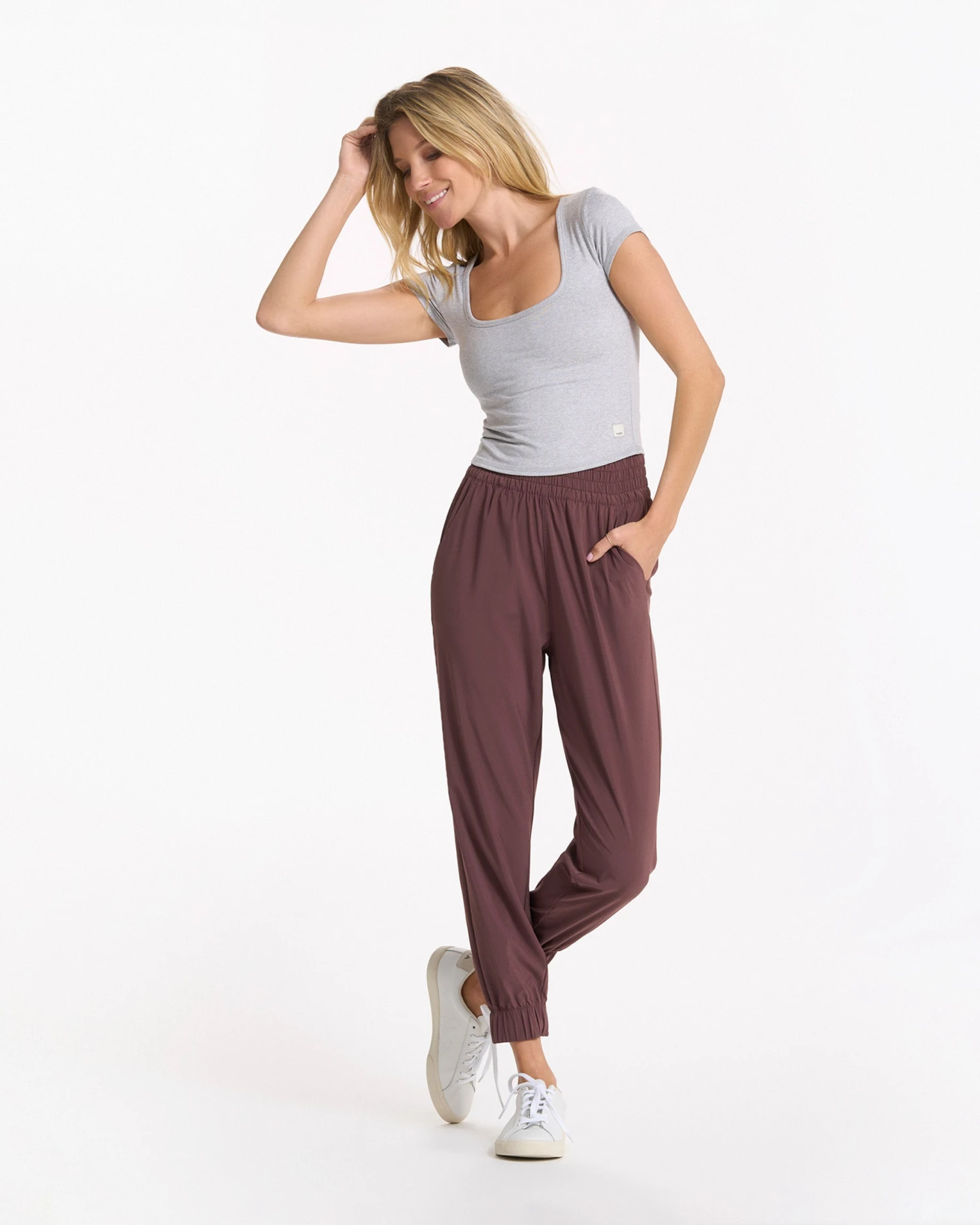 Short Sleeve Halo Crop | Pale Grey Heather 5 Short Sleeve Halo Crop | Pale Grey Heather - Image 5