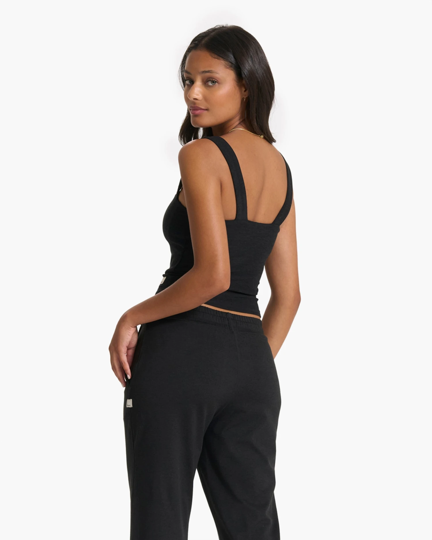 Elevation Square Neck Tank | Black Heather 5 Elevation Square Neck Tank | Black Heather - Image 5