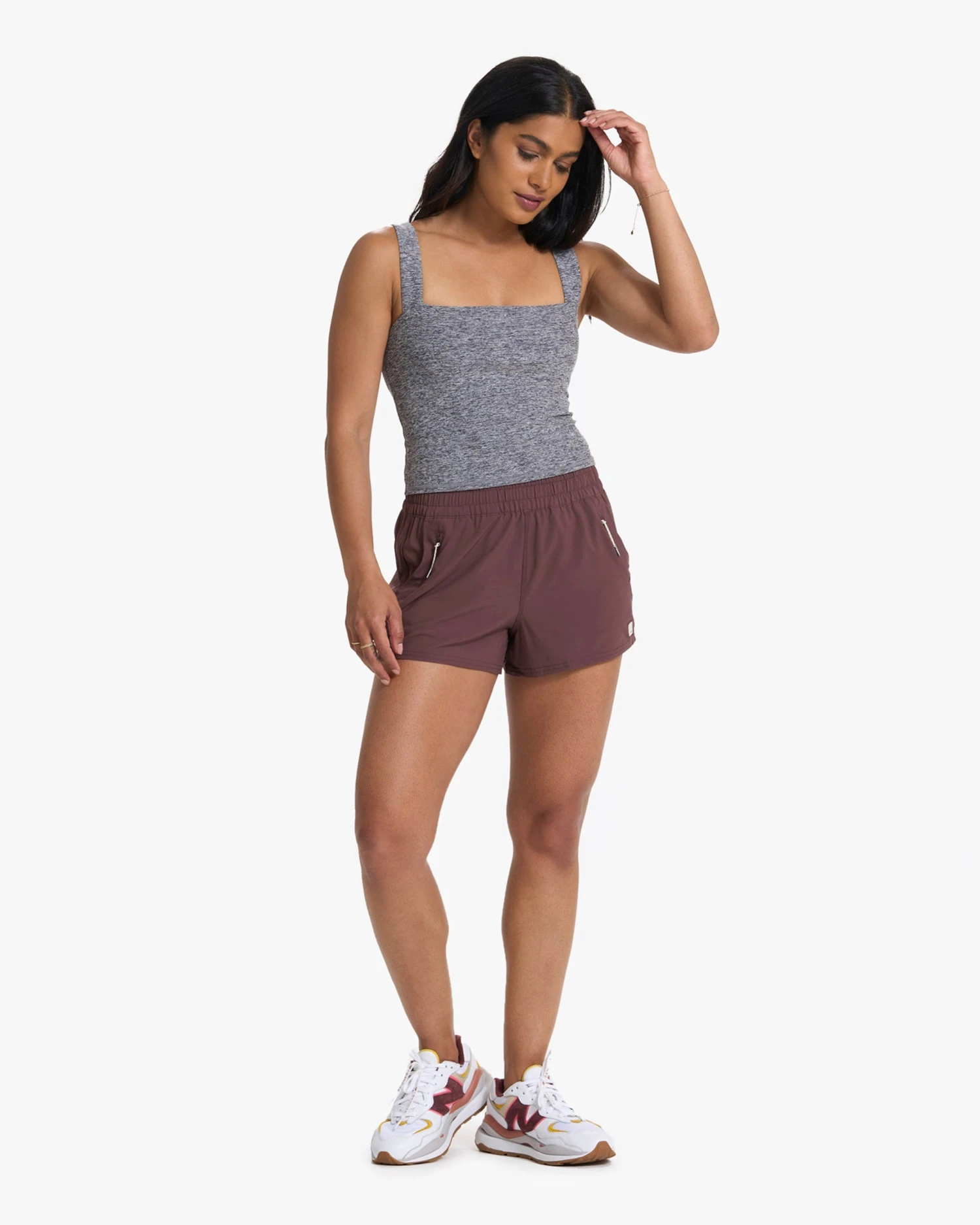 Elevation Square Neck Tank | Heather Grey 3 Elevation Square Neck Tank | Heather Grey - Image 3