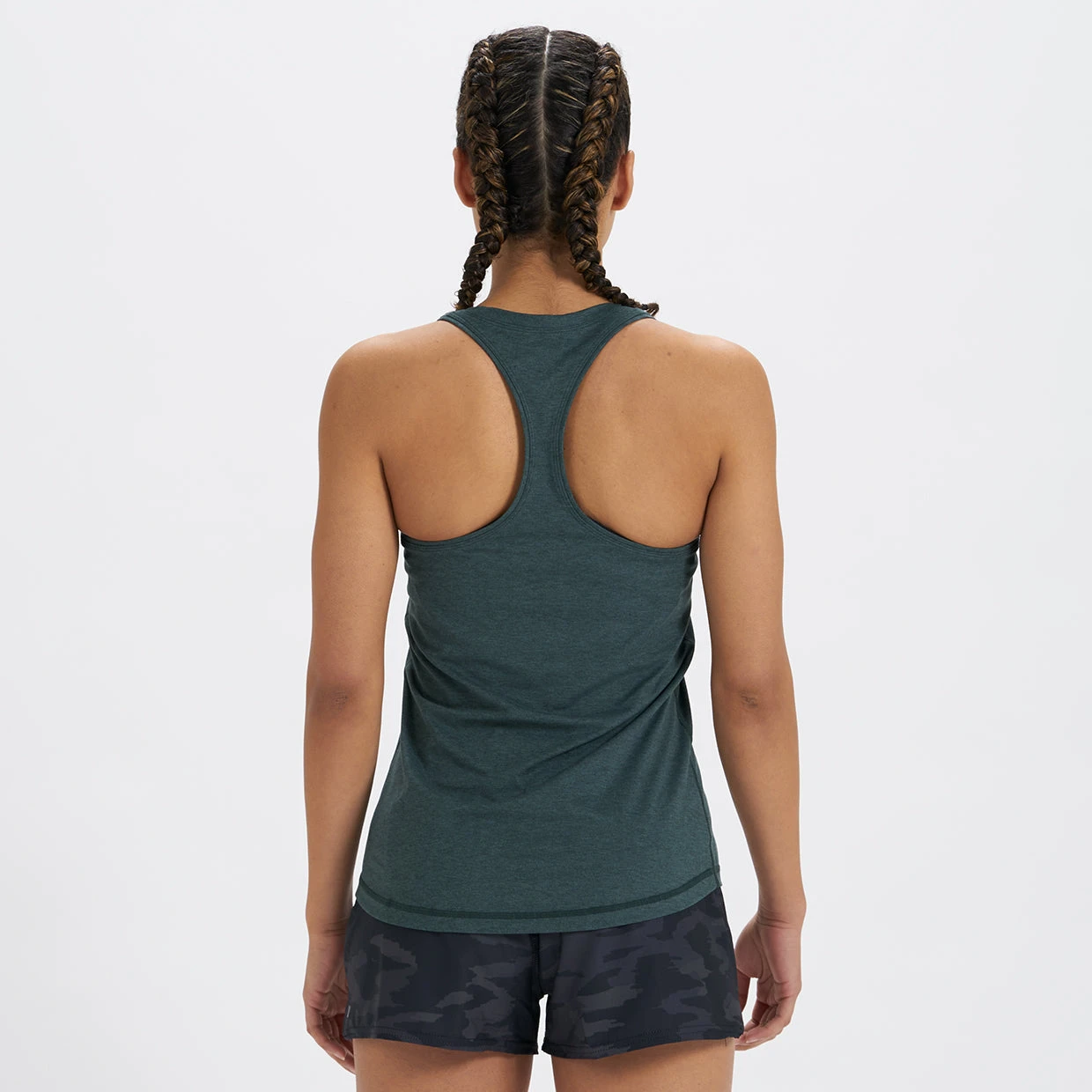 Lux Performance Tank | Beryl Heather 3 Lux Performance Tank | Beryl Heather - Image 3