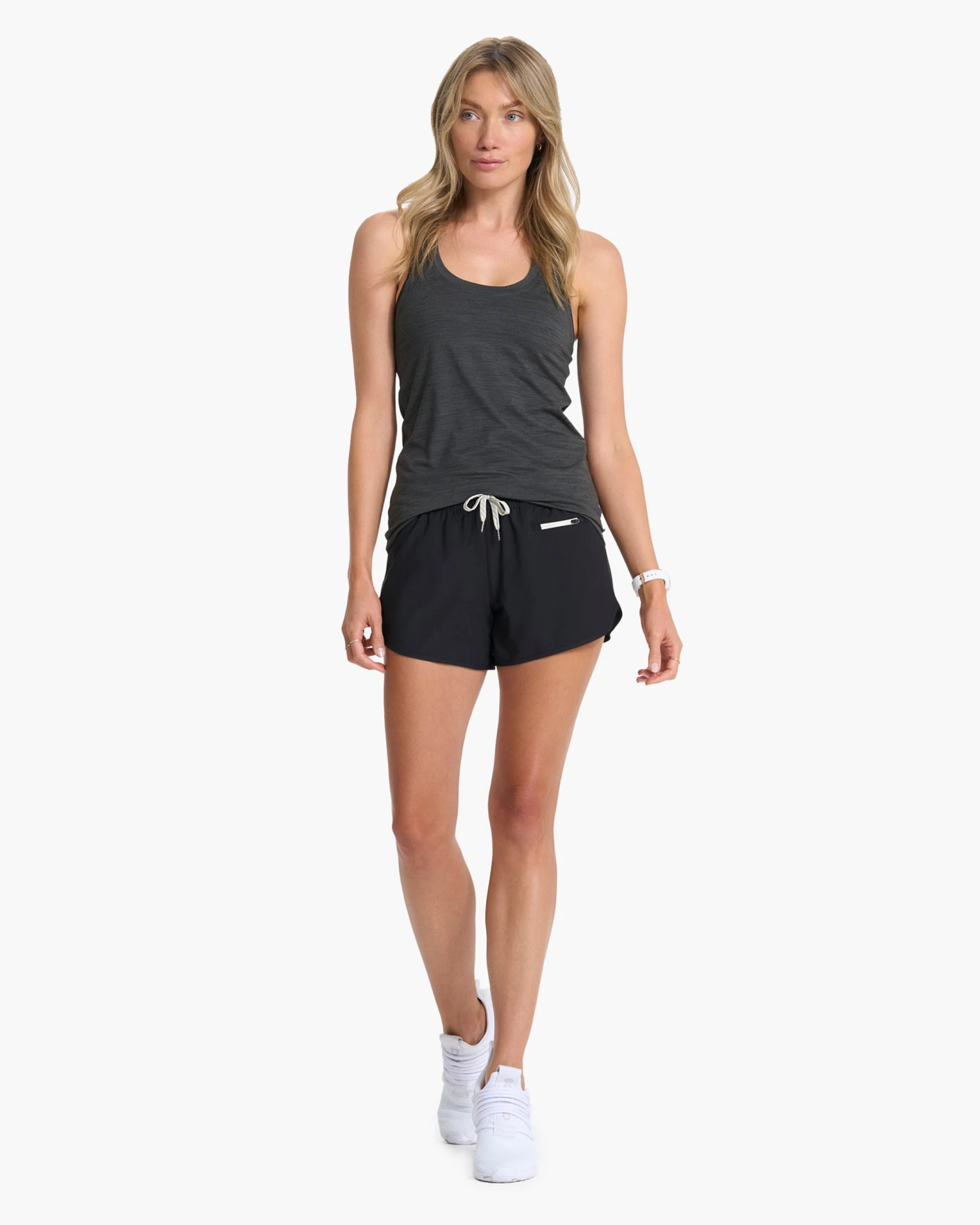 Lux Performance Tank | Charcoal Heather 3 Lux Performance Tank | Charcoal Heather - Image 3