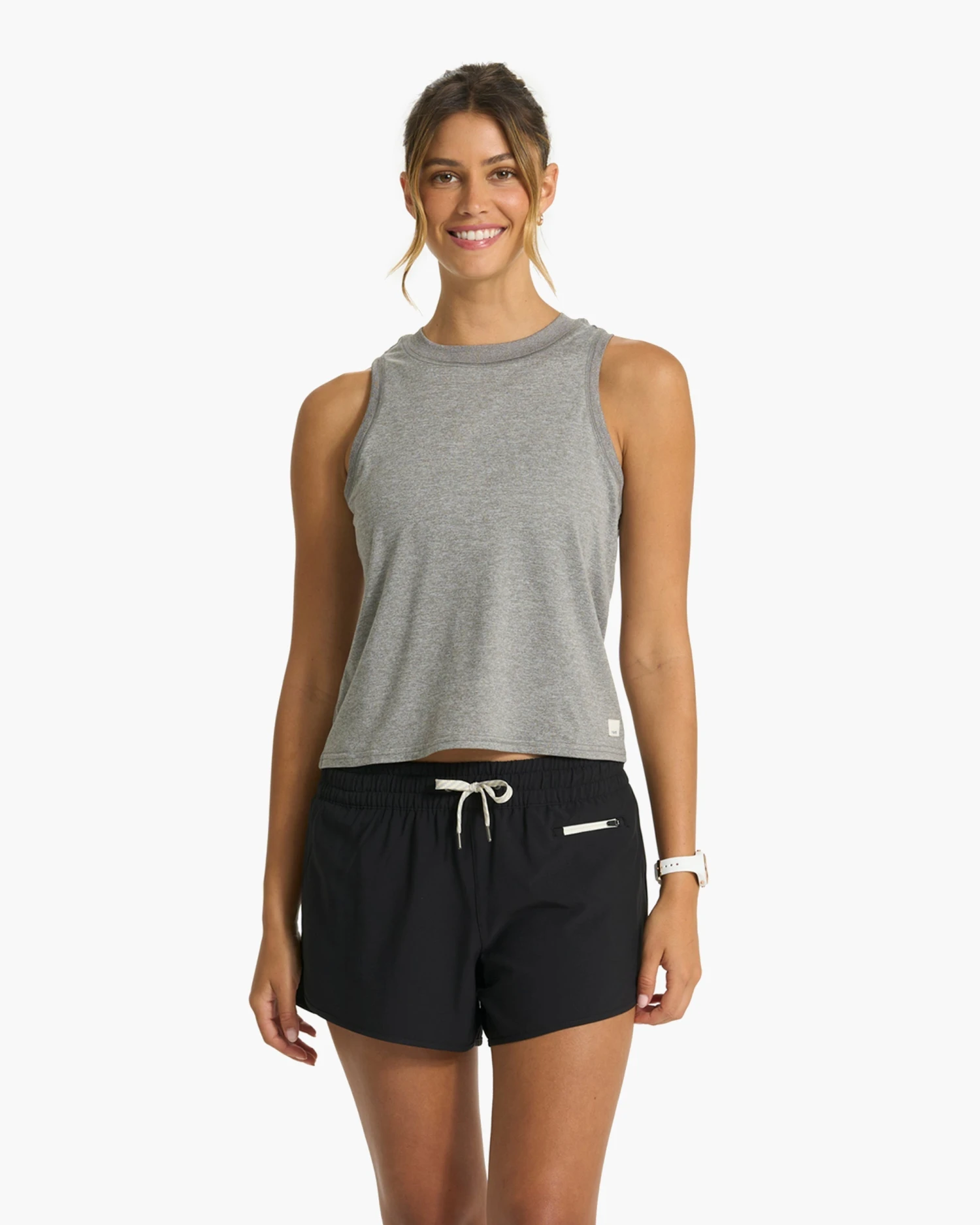 Energy Top | Heather Grey 2 Energy Top | Heather Grey - Image 2