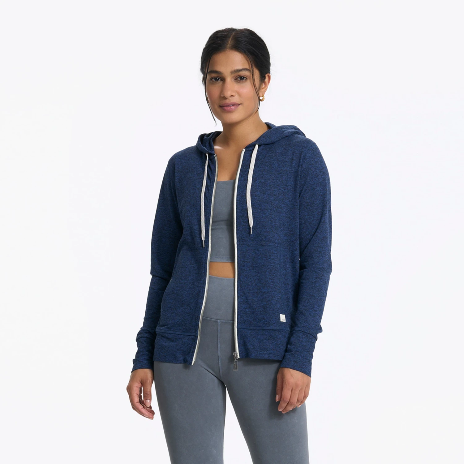Halo Performance Hoodie | Navy Heather 2 Halo Performance Hoodie | Navy Heather - Image 2