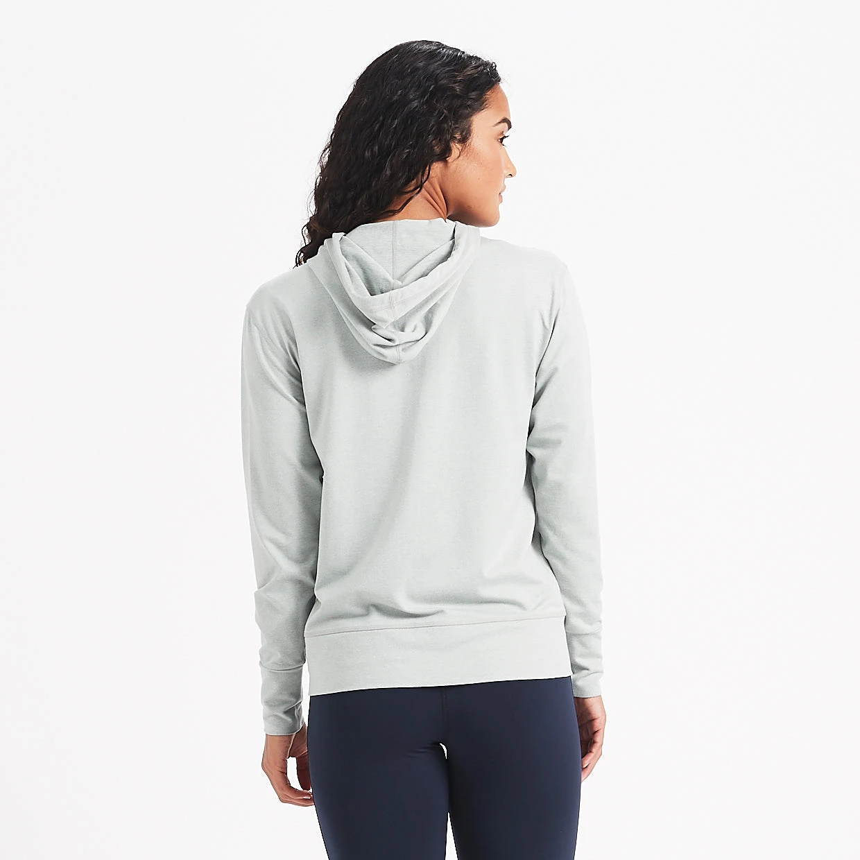 Halo Performance Hoodie | Sage Heather 2 Halo Performance Hoodie | Sage Heather - Image 2