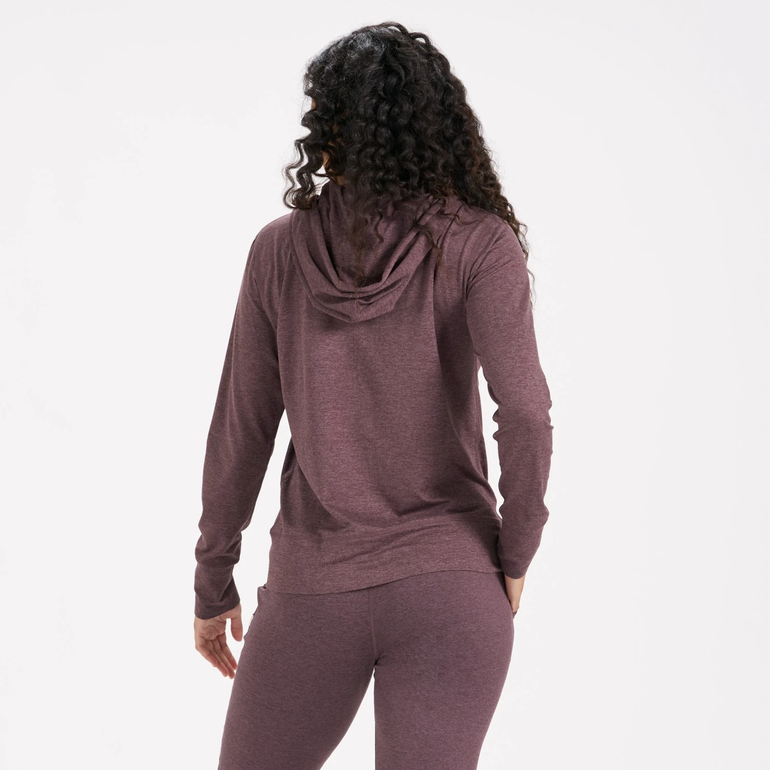 Halo Performance Hoodie | Smoked Plum Heather 3 Halo Performance Hoodie | Smoked Plum Heather - Image 3