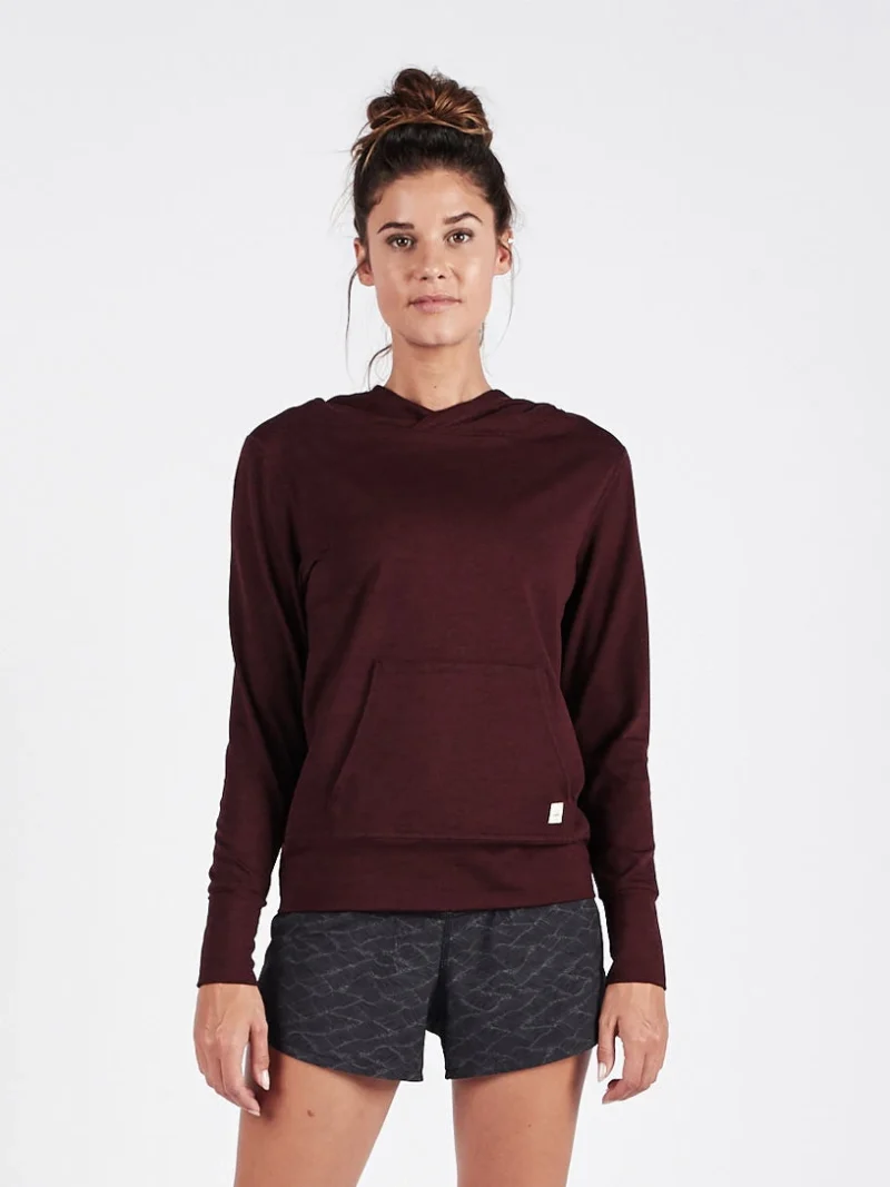 Halo Performance Pullover | Bordeaux Heather
