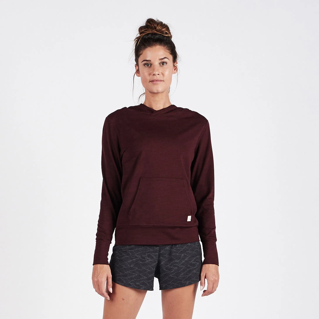 Halo Performance Pullover | Bordeaux Heather 1 Halo Performance Pullover | Bordeaux Heather