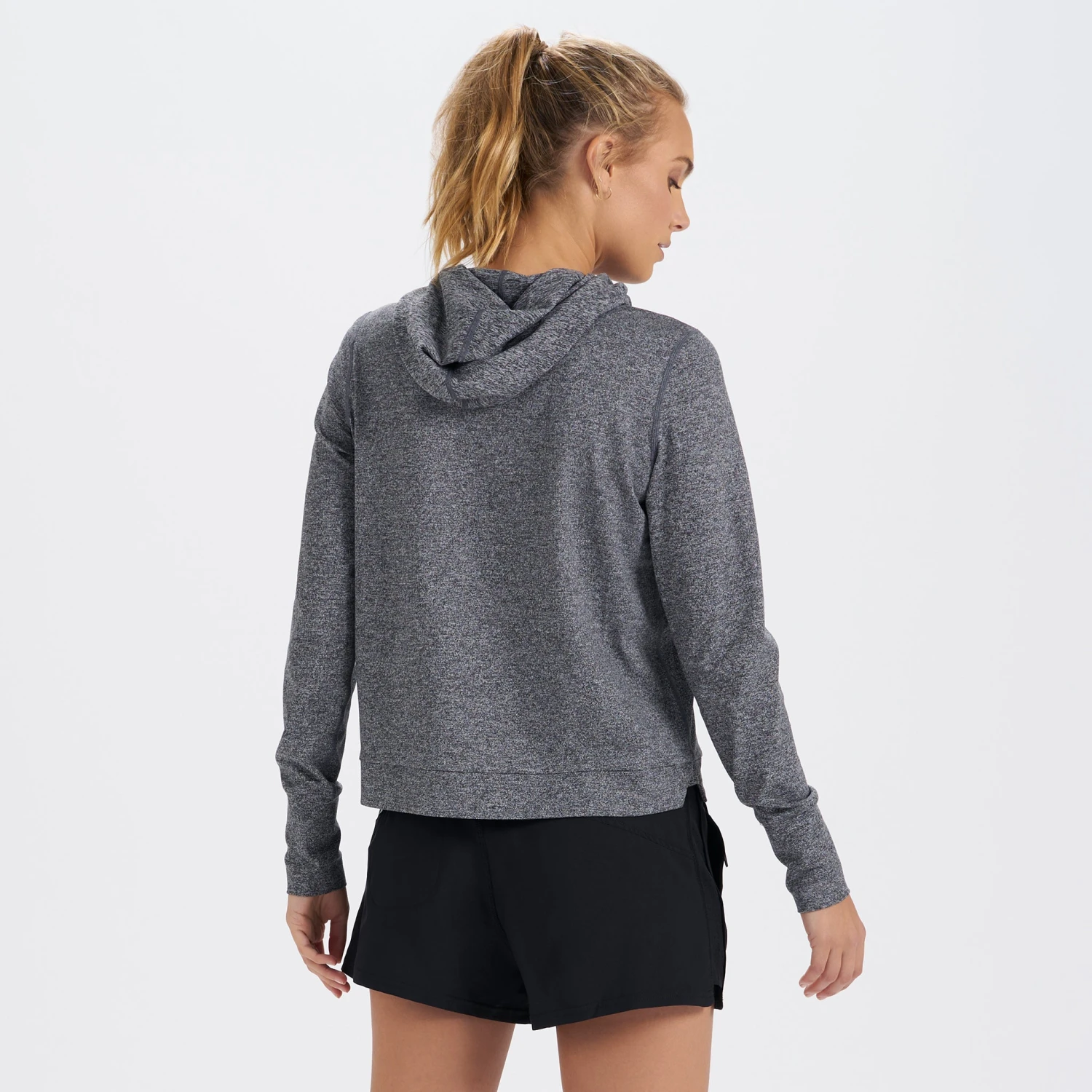 Halo Essential Hoodie | Heather Grey 3 Halo Essential Hoodie | Heather Grey - Image 3