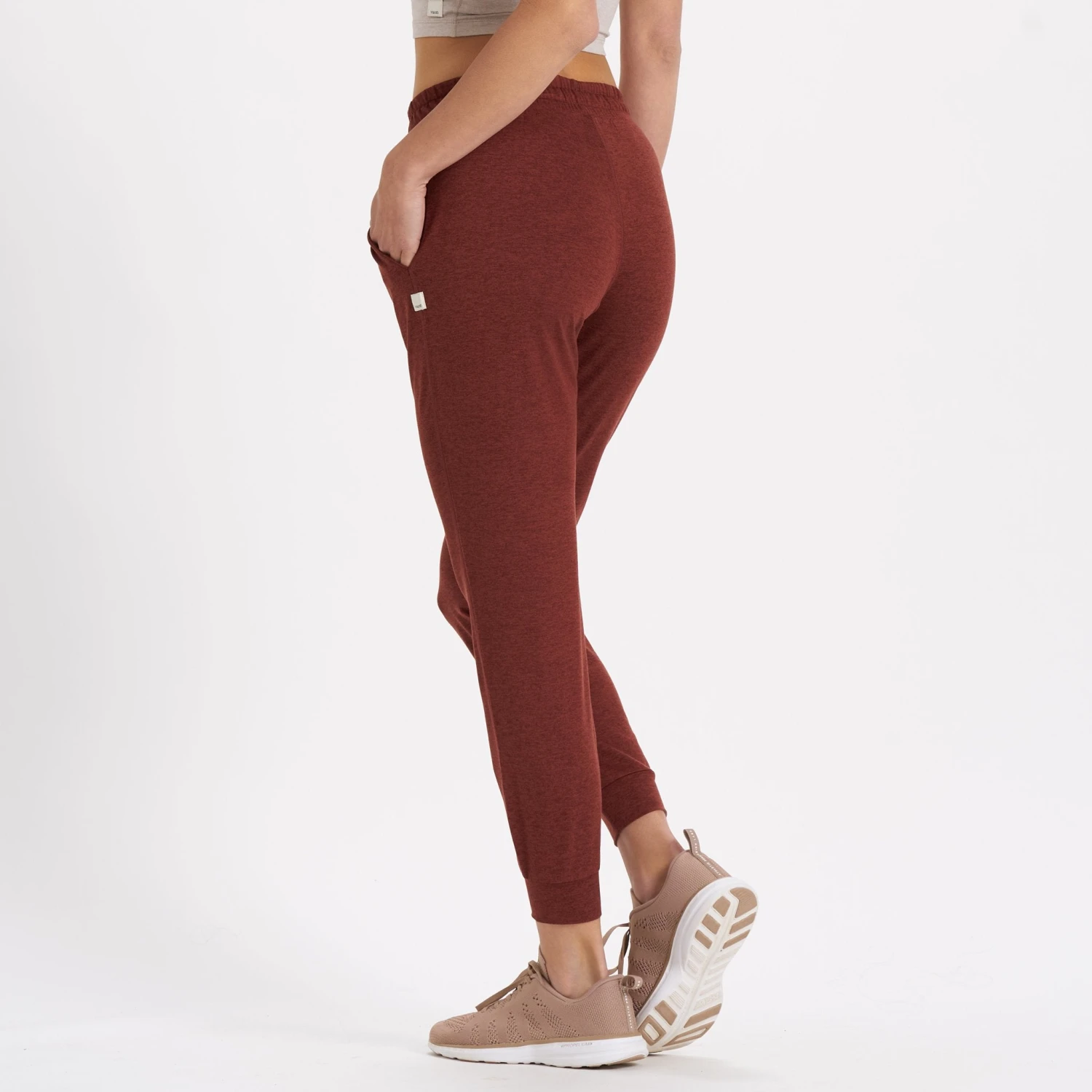 Performance Jogger - Long | Brick Heather 3 Performance Jogger - Long | Brick Heather - Image 3