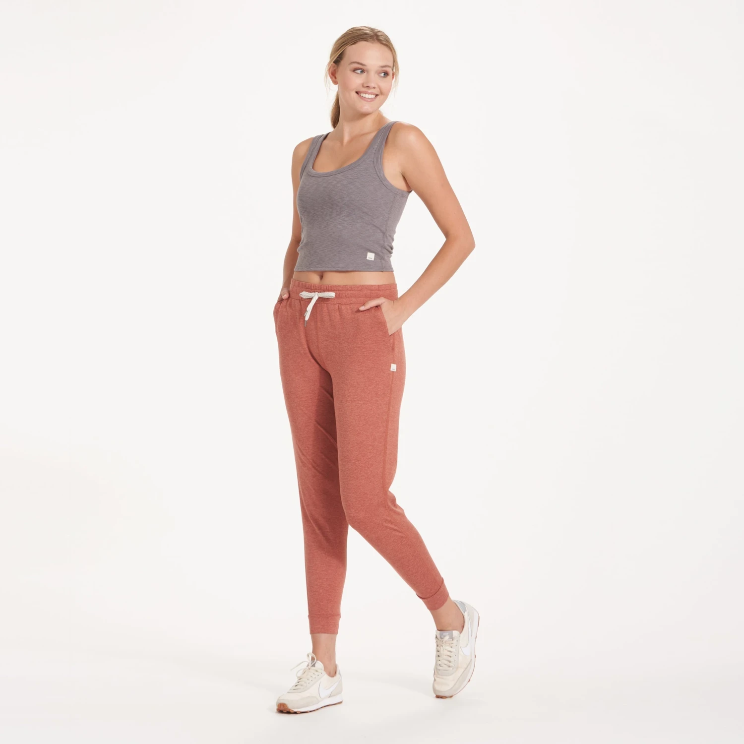 Performance Jogger - Long | Cinnamon Heather 4 Performance Jogger - Long | Cinnamon Heather - Image 4