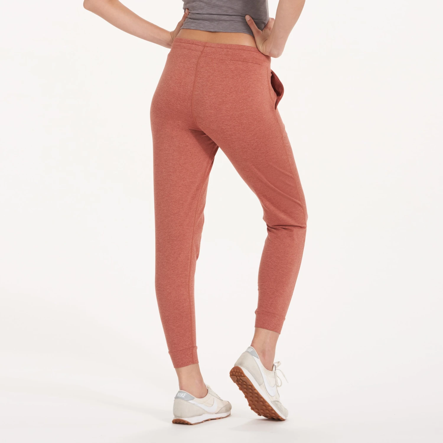 Performance Jogger - Long | Cinnamon Heather 2 Performance Jogger - Long | Cinnamon Heather - Image 2