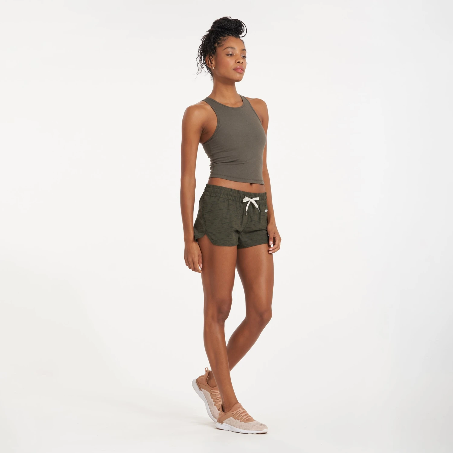 Clementine Short | Oregano Slub 4 Clementine Short | Oregano Slub - Image 4