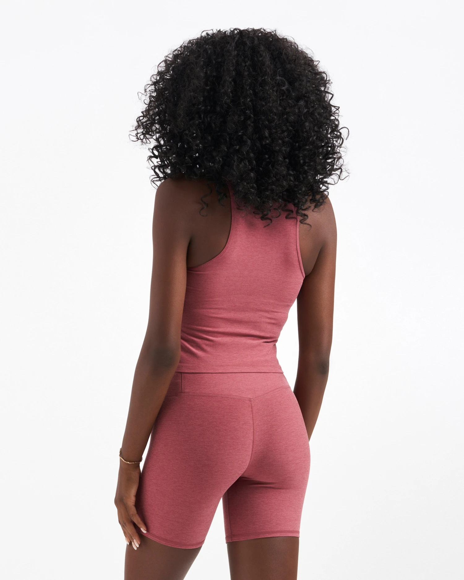 Elevation Plyo Tank | Desert Rose Heather 2 Elevation Plyo Tank | Desert Rose Heather - Image 2