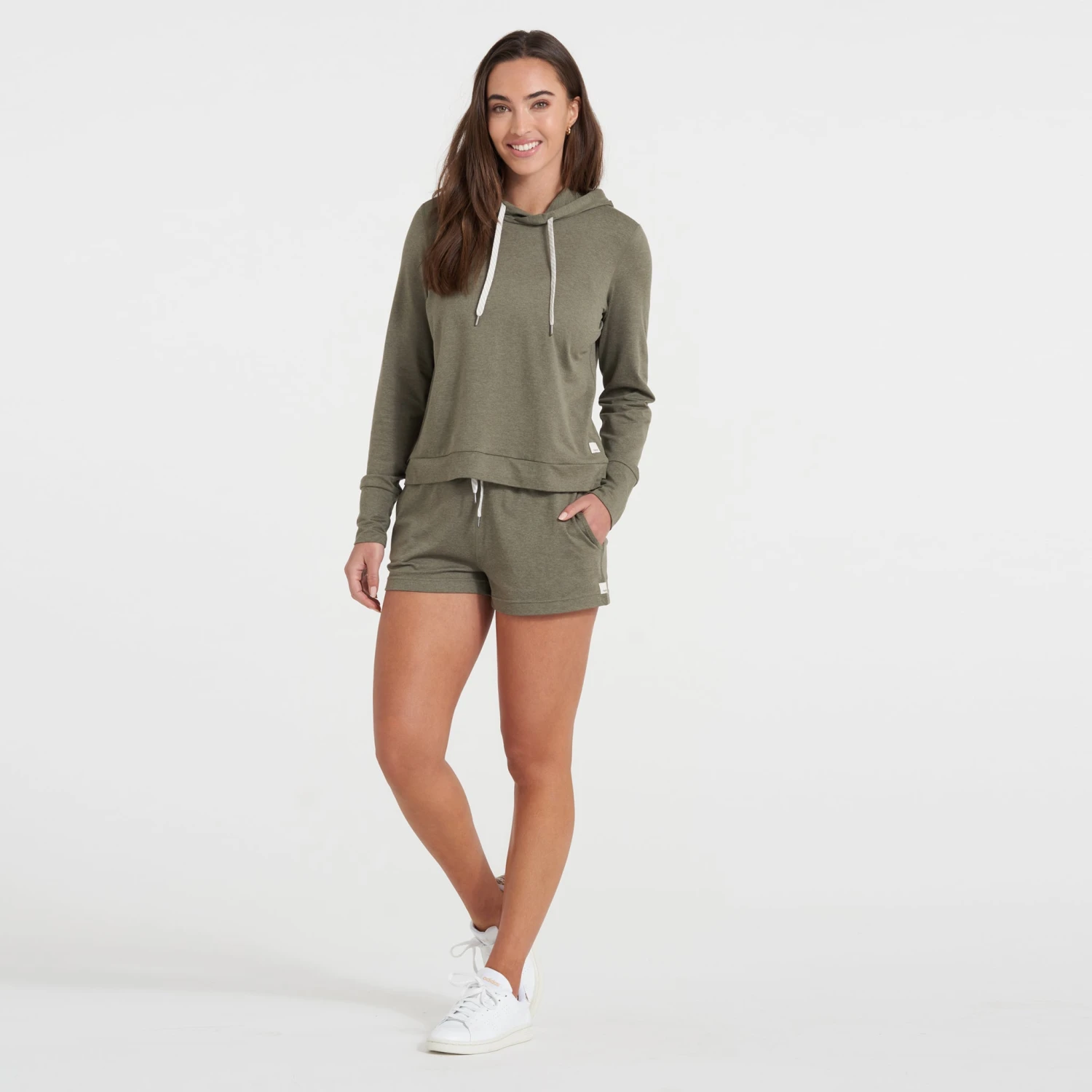 Halo Essential Hoodie | Light Oregano Heather 5 Halo Essential Hoodie | Light Oregano Heather - Image 5
