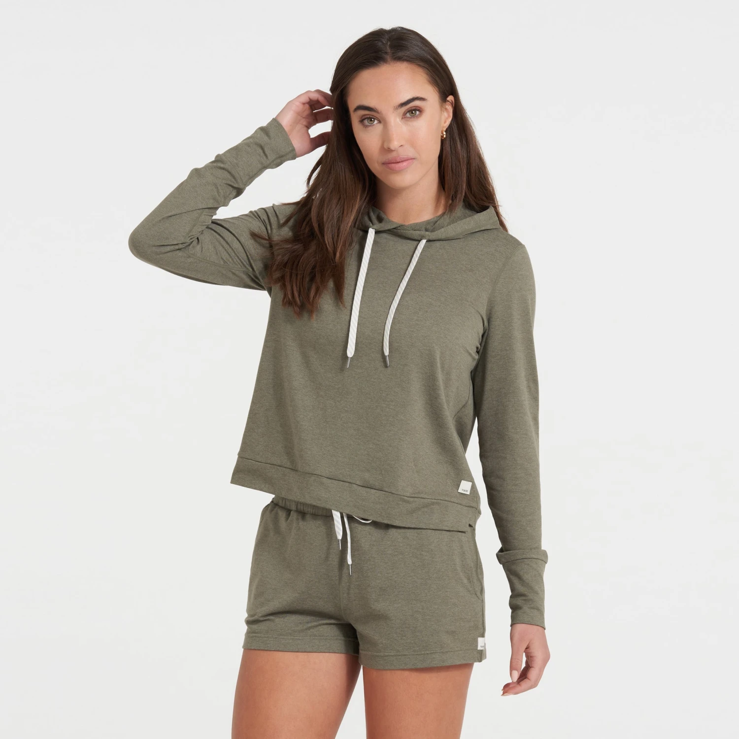 Halo Essential Hoodie | Light Oregano Heather 1 Halo Essential Hoodie | Light Oregano Heather