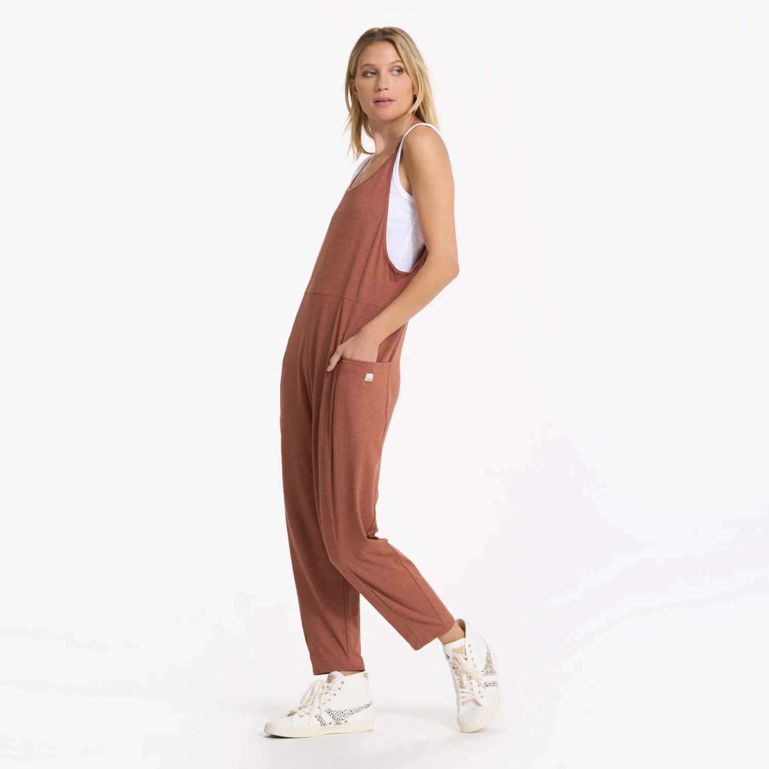 Breezy Jumpsuit | Copper Heather 3 Breezy Jumpsuit | Copper Heather - Image 3