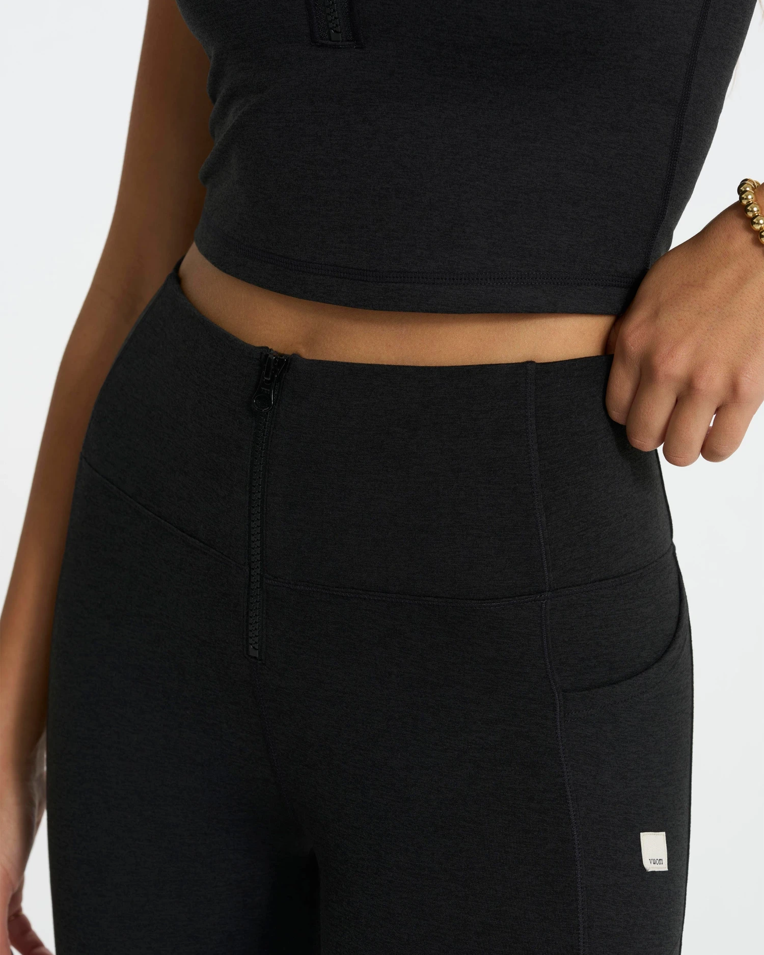 Granite Heathered Legging | Black Heather 4 Granite Heathered Legging | Black Heather - Image 4