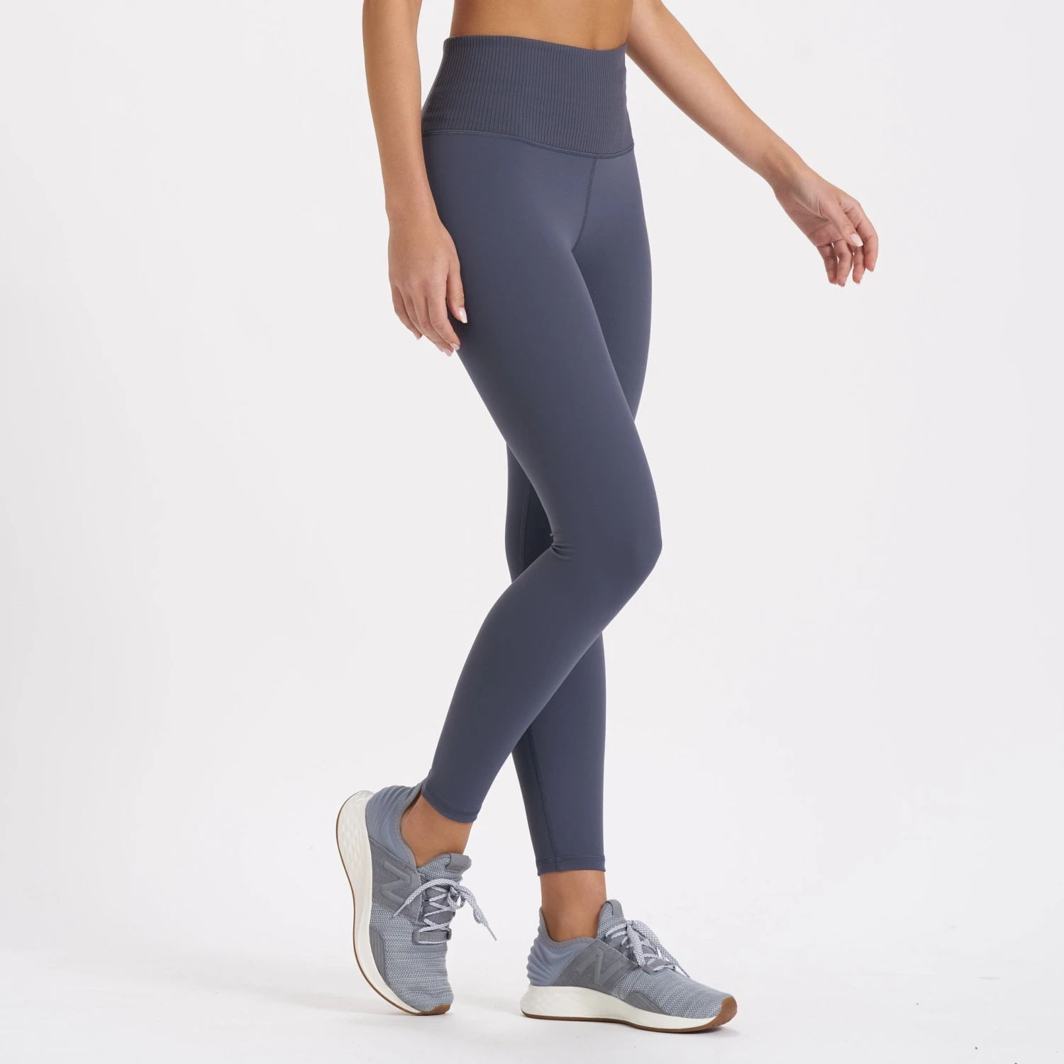 Rib Studio Legging | Azure 2 Rib Studio Legging | Azure - Image 2