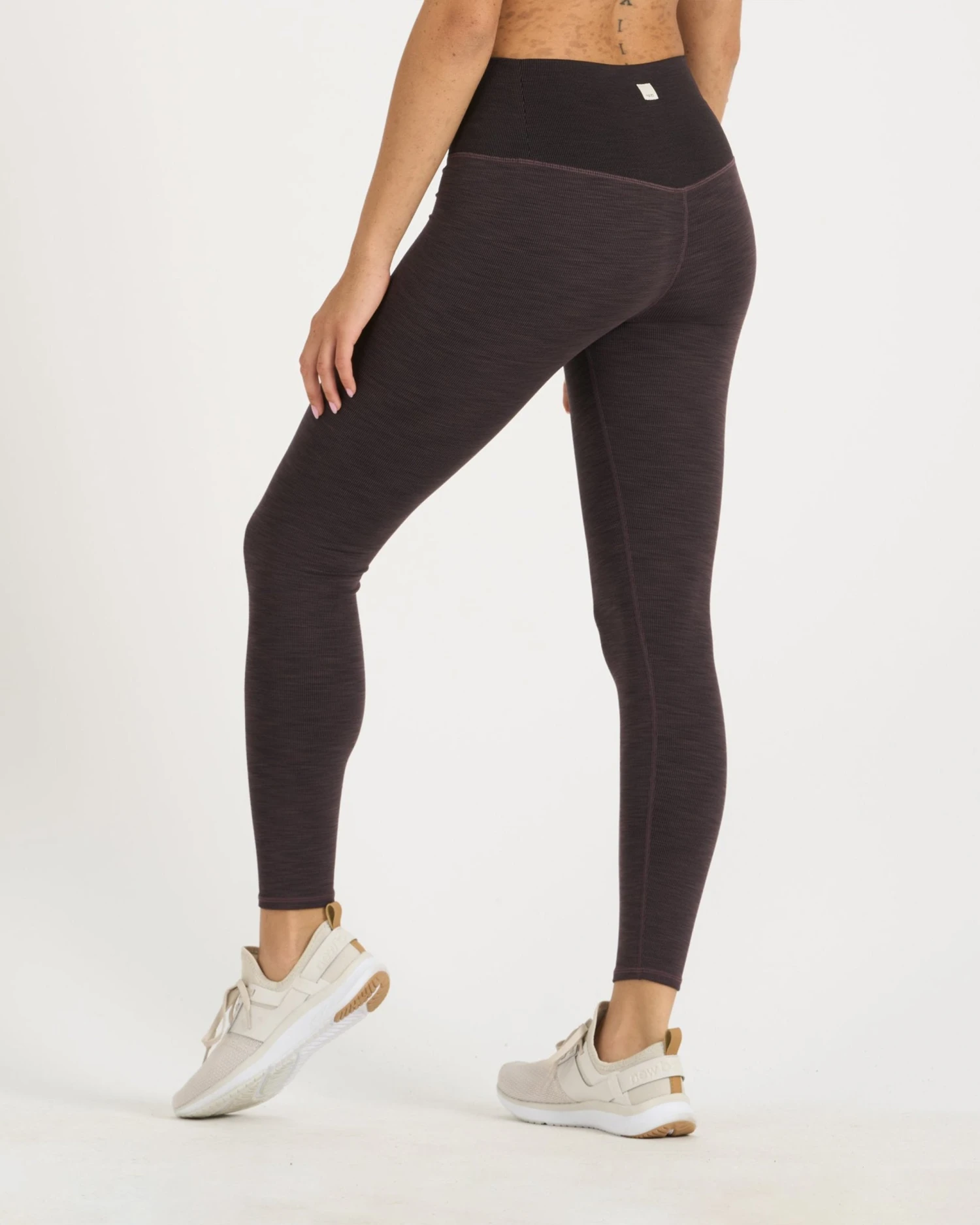 Lux Rib Studio Legging | Quartz Heather 2 Lux Rib Studio Legging | Quartz Heather - Image 2