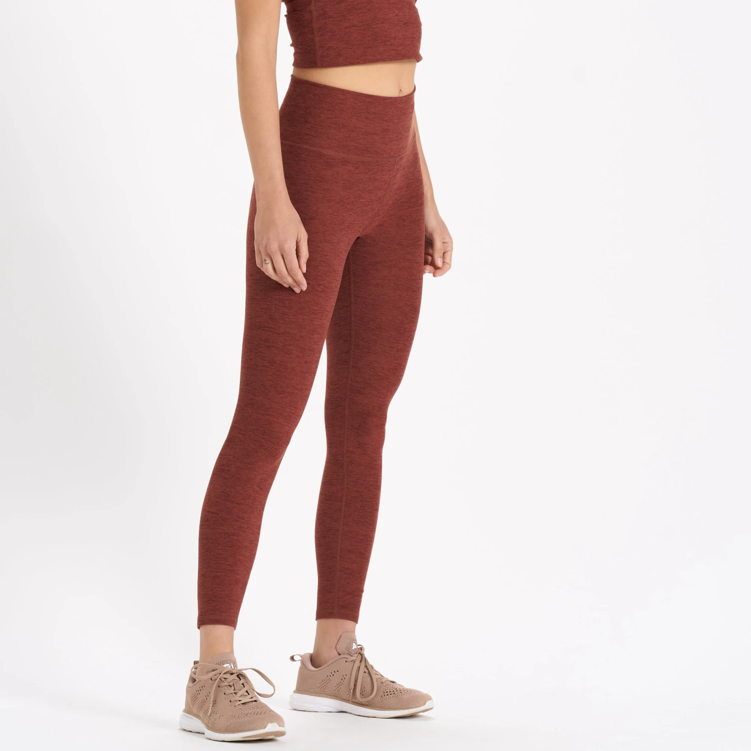 Clean Elevation Legging | Brick Heather 3 Clean Elevation Legging | Brick Heather - Image 3
