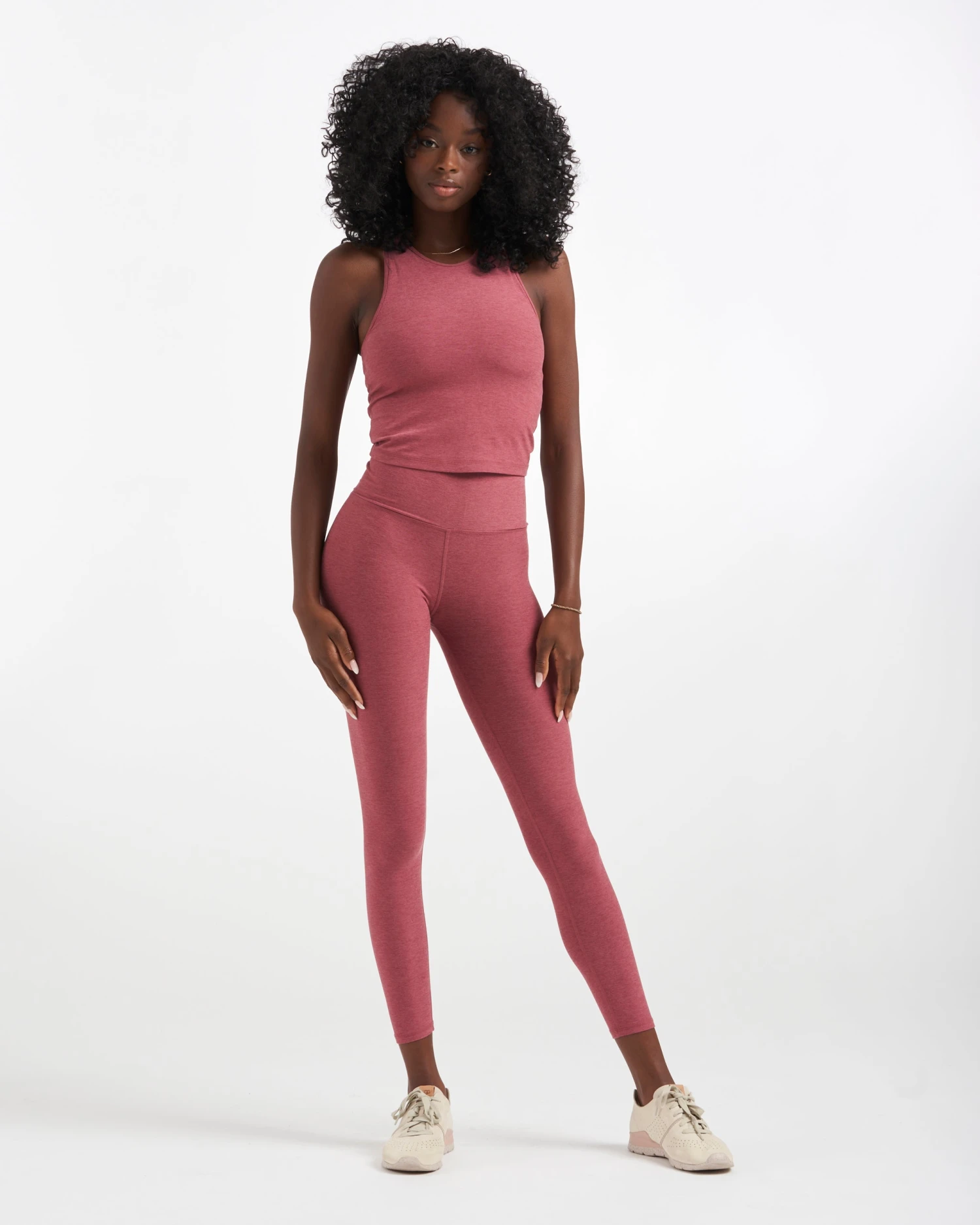 Clean Elevation Legging | Desert Rose Heather 5 Clean Elevation Legging | Desert Rose Heather - Image 5