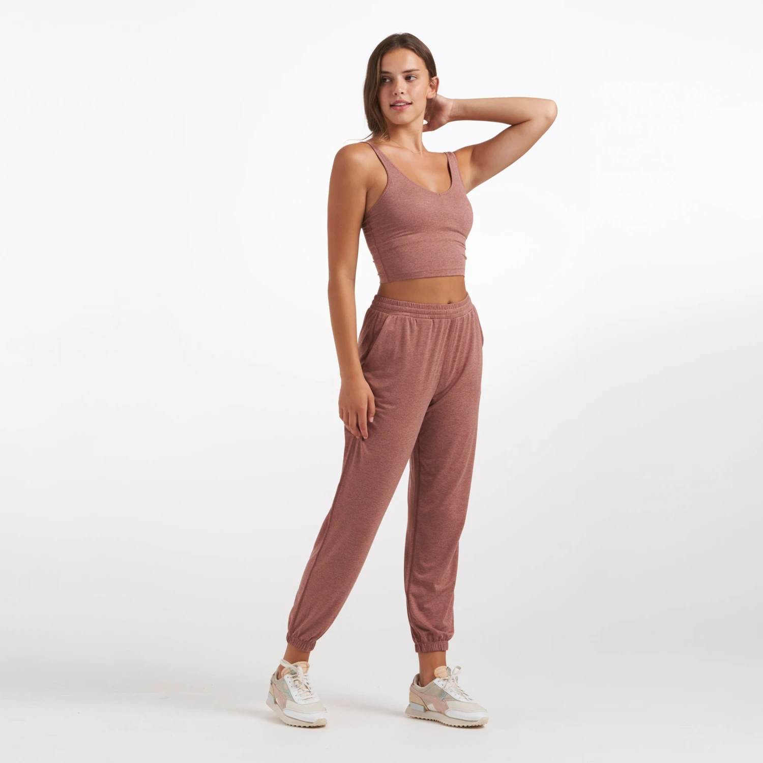 Boyfriend Jogger | Light Terracotta Heather 7 Boyfriend Jogger | Light Terracotta Heather - Image 7