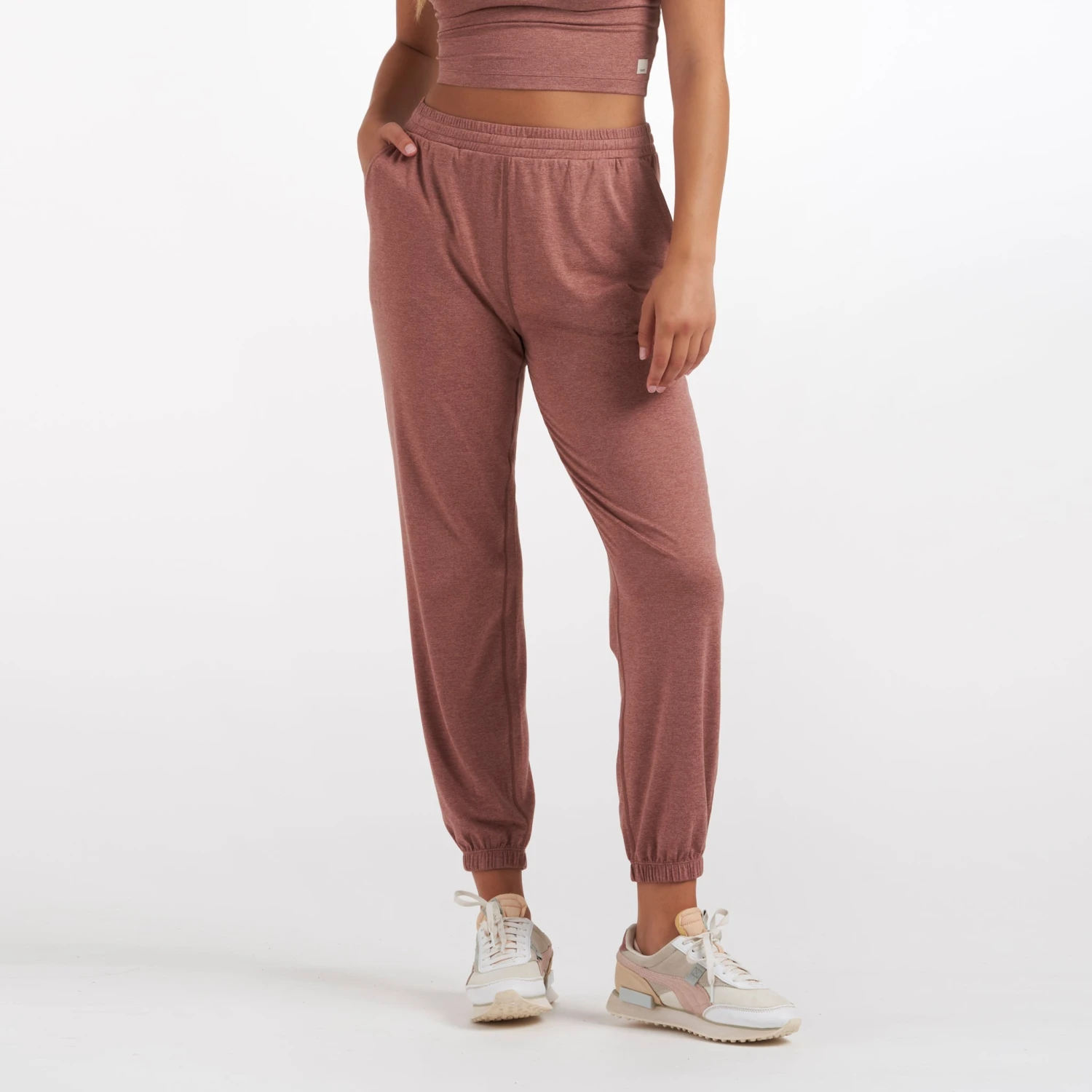 Boyfriend Jogger | Light Terracotta Heather 2 Boyfriend Jogger | Light Terracotta Heather - Image 2