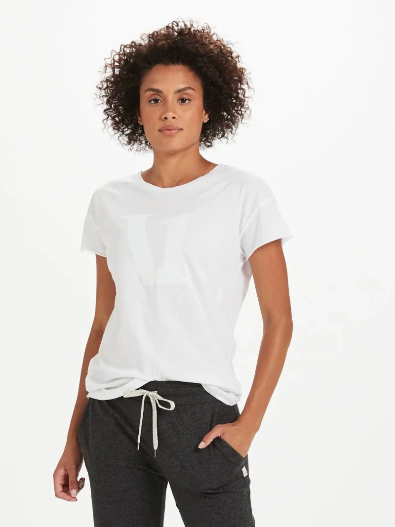 Women's V1 Logo Tee | White